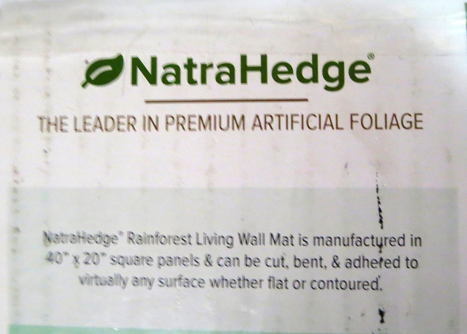 Artificial Rainforest Living Wall Vertical Garden Indoor/Outdoor NatraHedge NOB