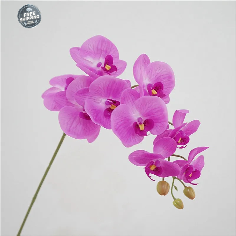 9 Heads 98cm Artificial Butterfly Orchid Flowers Fake Moth Orchids Flowers