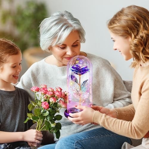 Eternal Glass Rose with Butterfly – Valentine’s Day Gift for Her, Birthday Gift