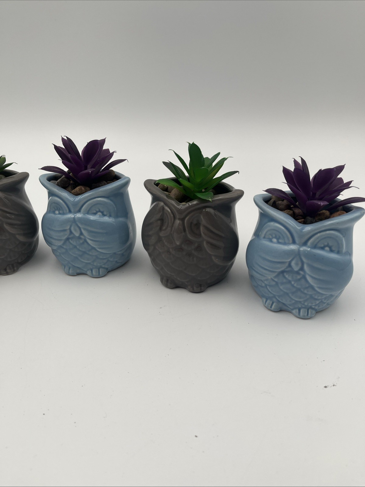 Owl Fake Plant 5pc