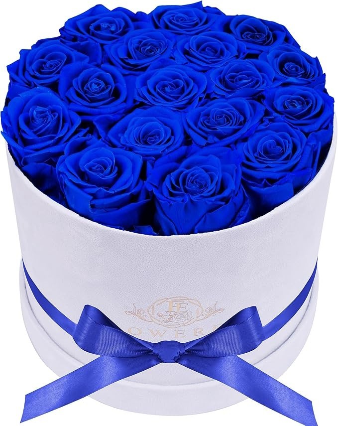 Prifroti Valentine’s Day Luxury Royal Blue Flower Box Gift