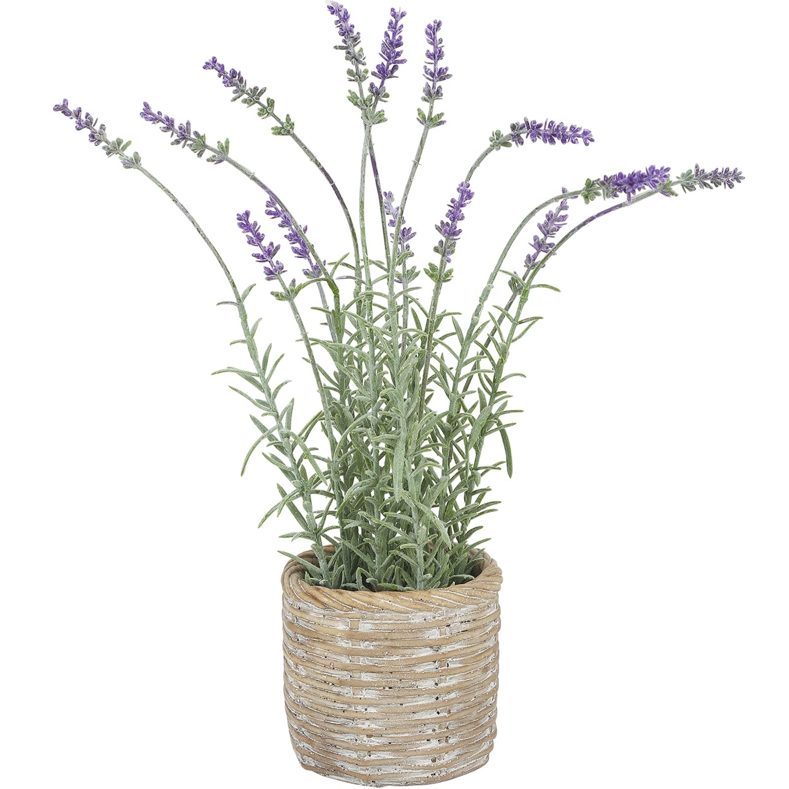 Lavender Small Fake Plant Lavender Artificial Flowers in Pots Decorative Plan…