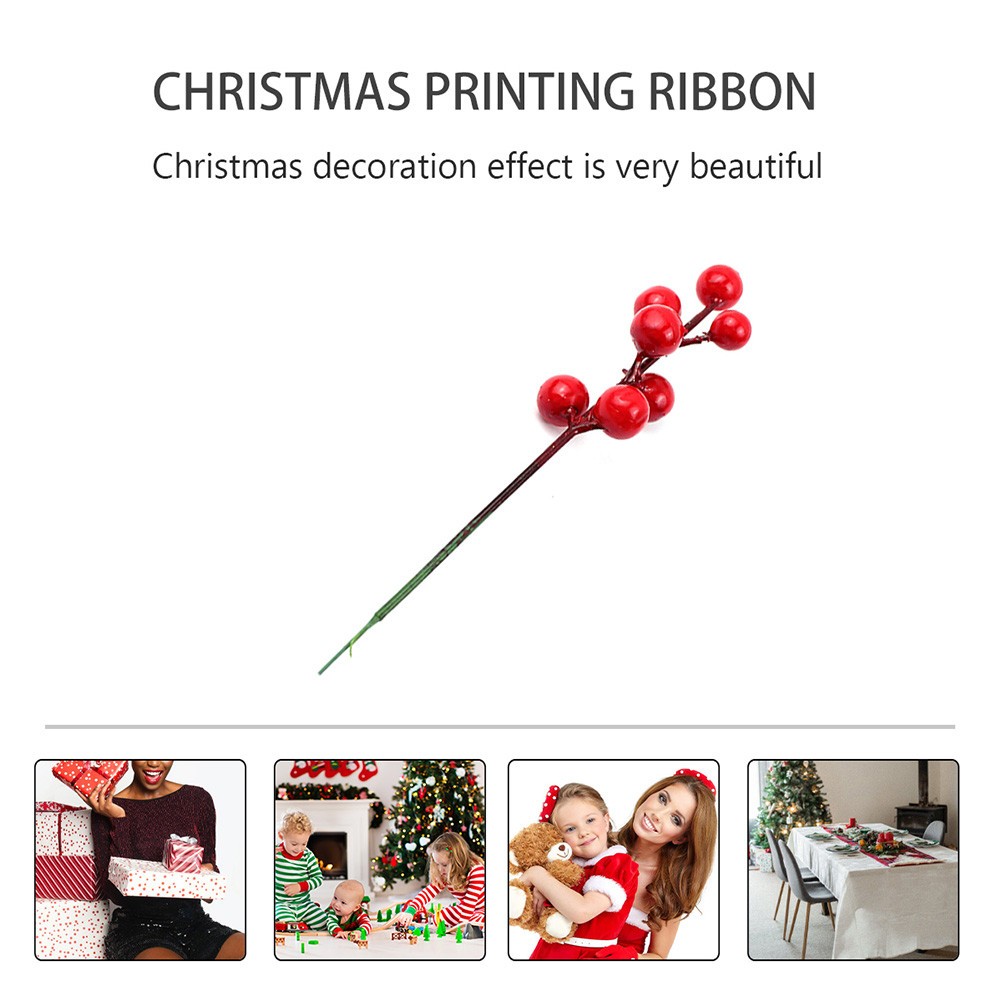 Artificial Berries Simple Design Wedding 20Pack 7.9×1.9×1.6in