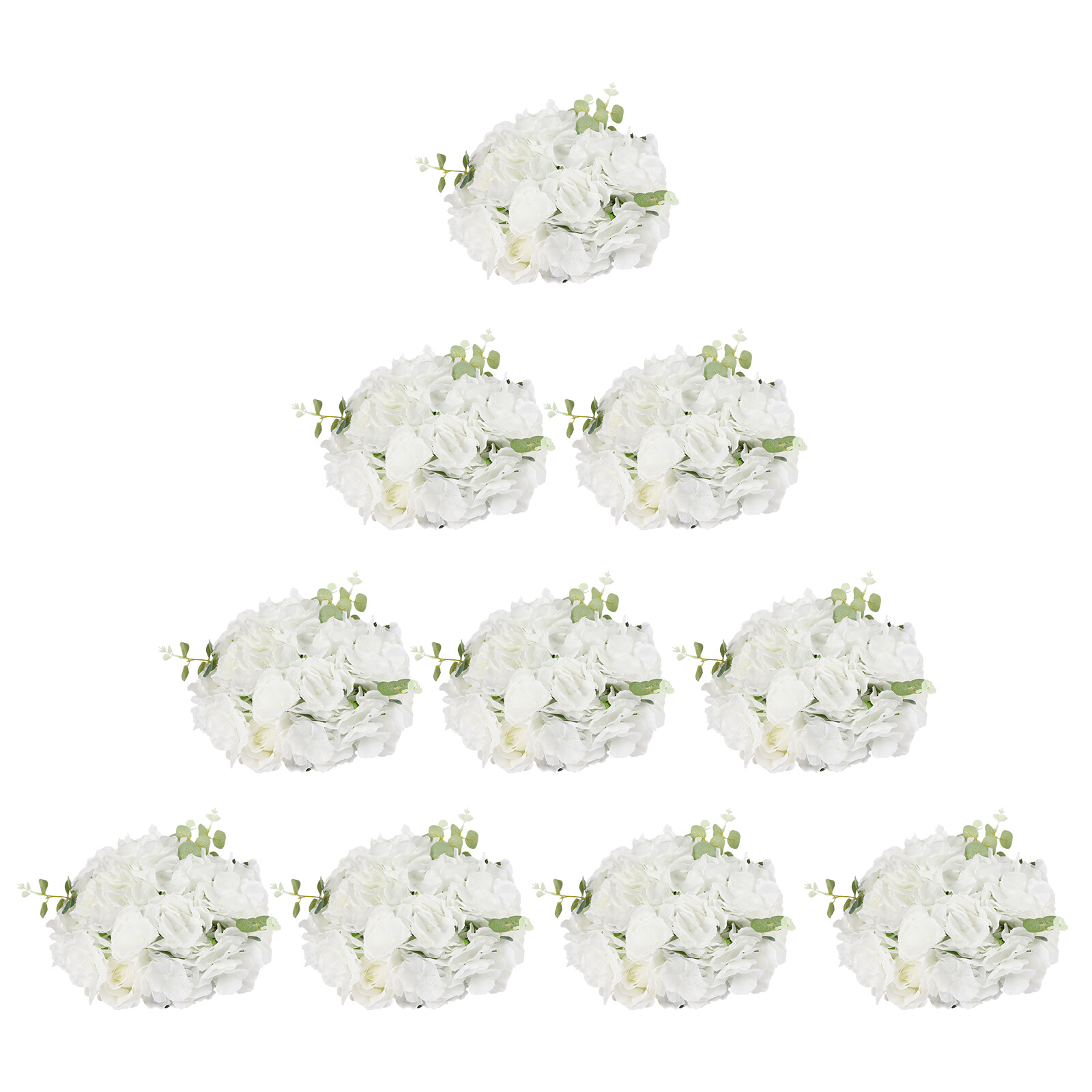 Flower Balls for Wedding Centerpieces 10pcs Fake Flower Ball Arrangement Bouquet