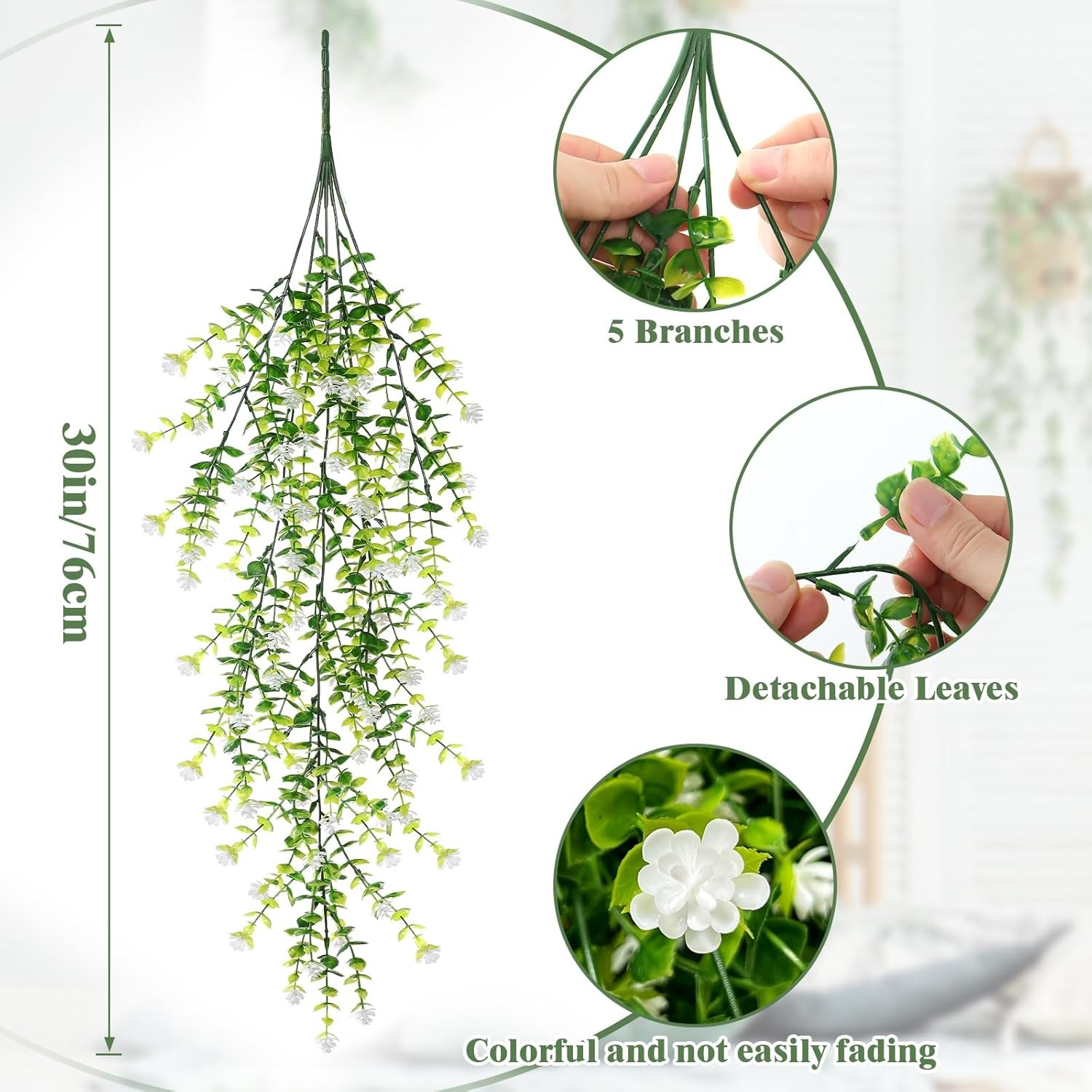 12Pcs Baby Breath Artificial Flowers Fake Gypsophila Bouquet Wedding Home Decor