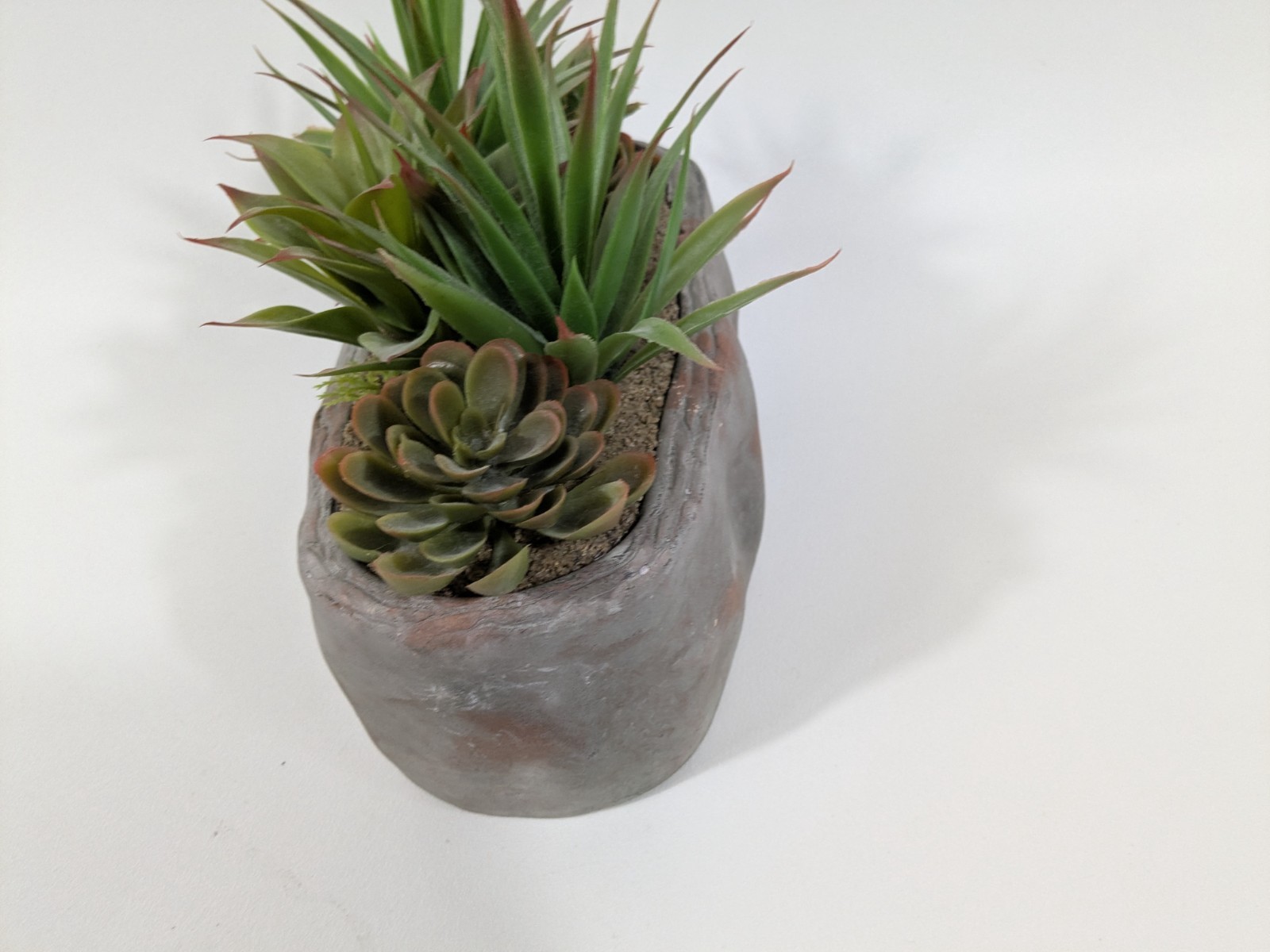 Faux Fake Succulent Potted Plant Agave Aloe Cactus Desert Plants Decor