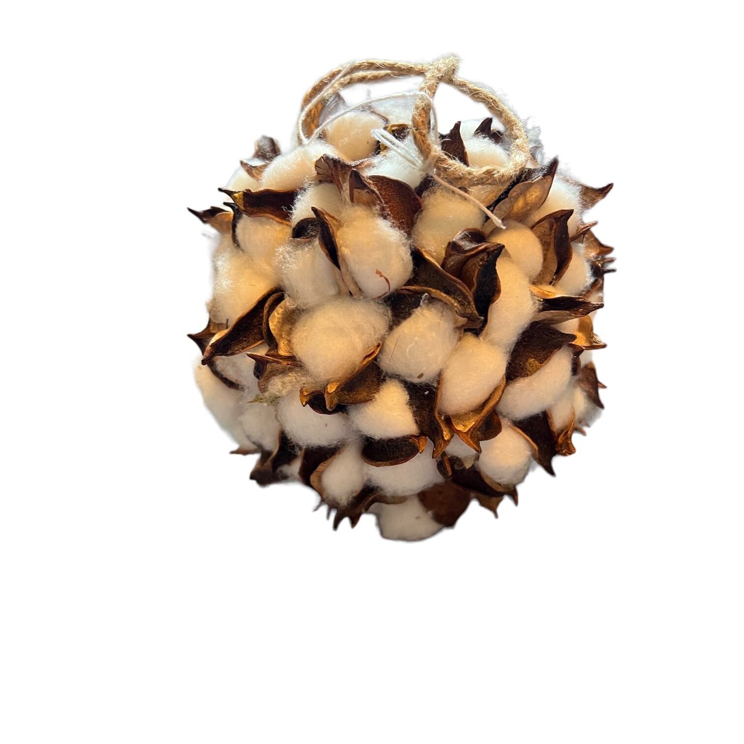 Primitive Dried Pine Needles Natural Cotton Ball Home Office Spa Wedding Decor
