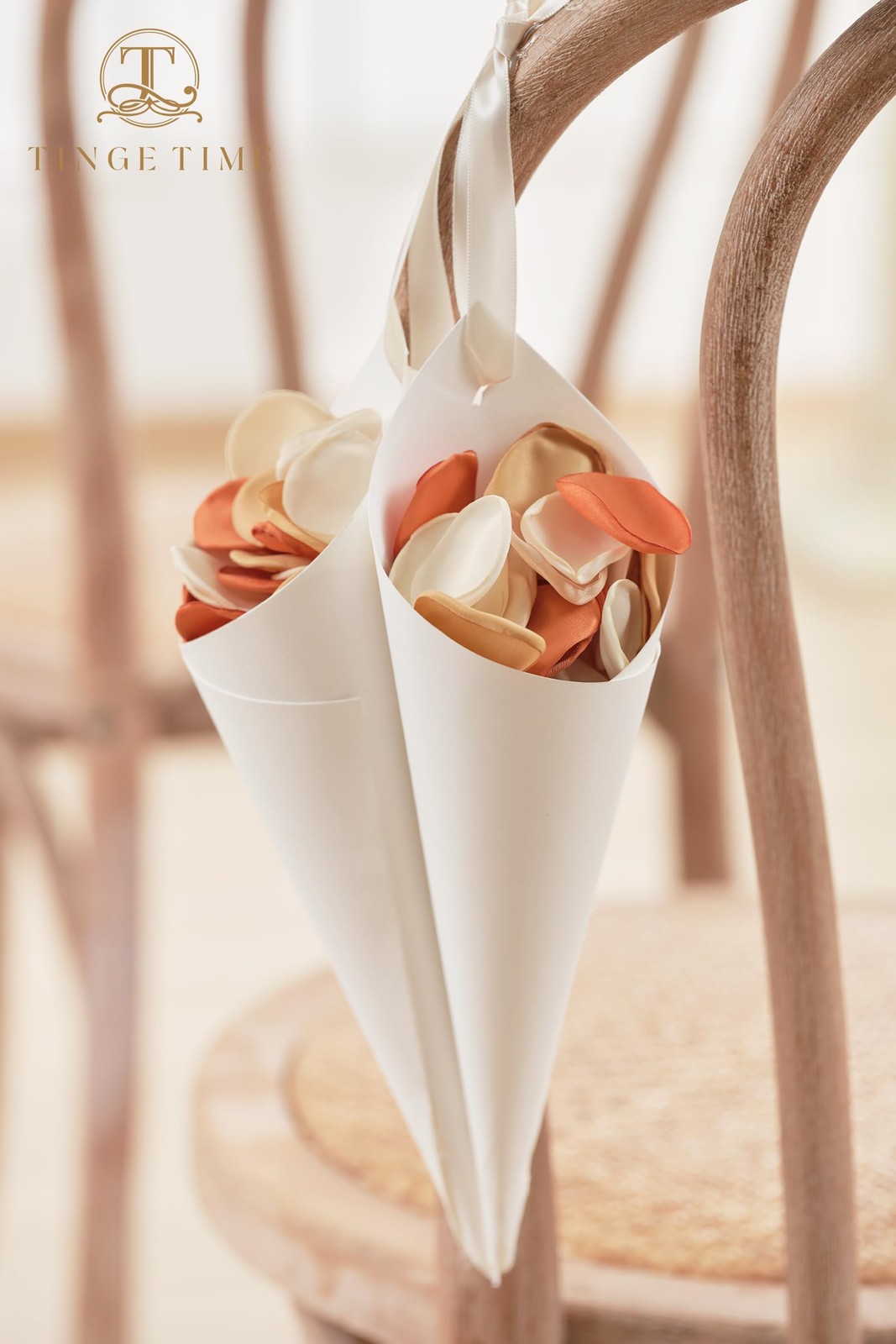 400pcs Silk Rose Petals Burnt Orange Flower Petals for Wedding, Flower Girl B…