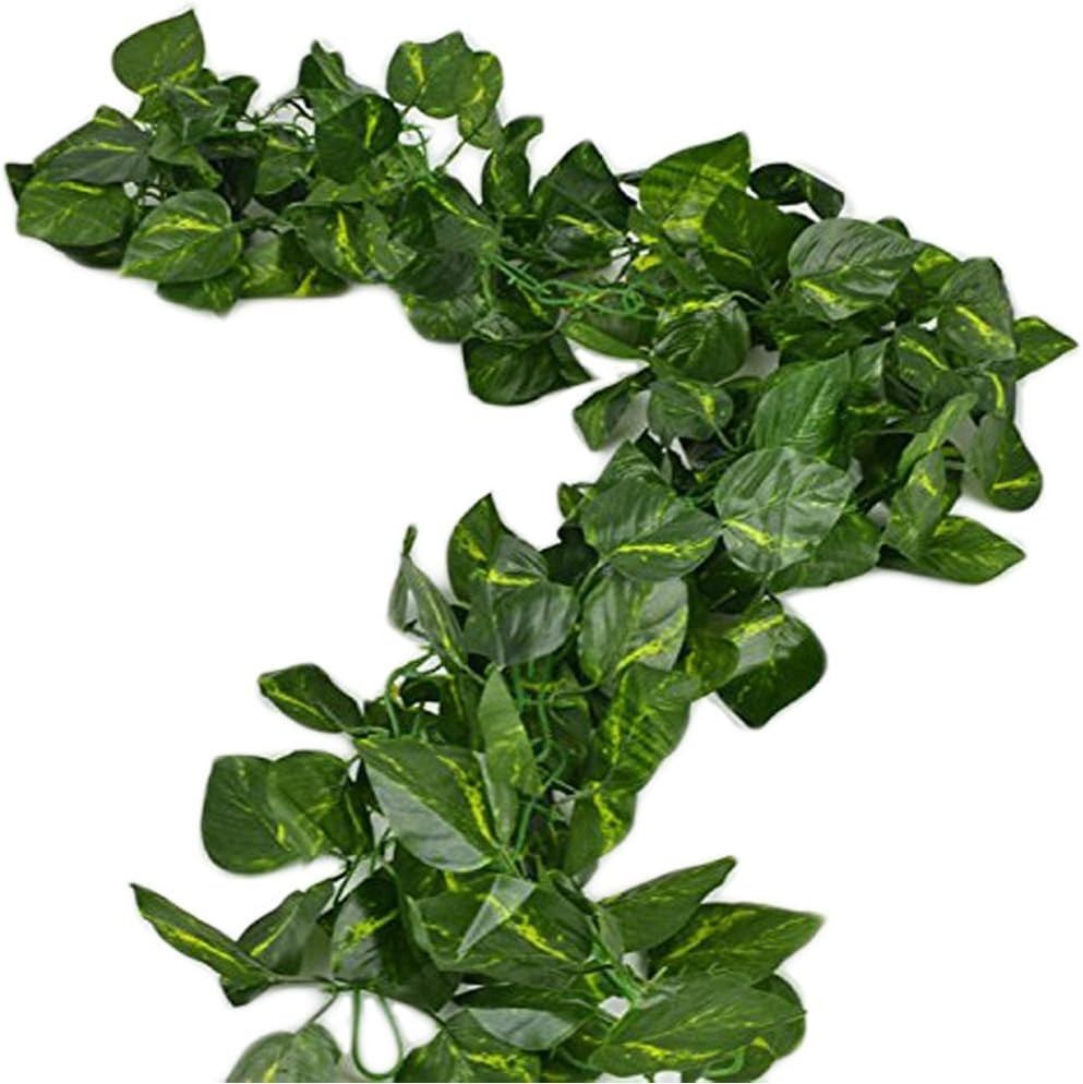 168 feet Fake Foliage Garland Leaves Decoration Artificial Greenery Ivy Vine Pla