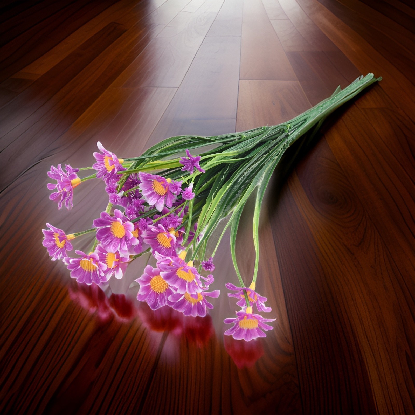 Artificial Flowers Daisies Plants Indoor Outdoor Fake Bouquet Garden Home Decor
