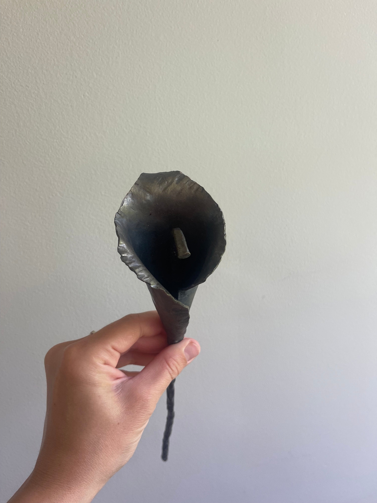 Amish Hand-Forged Steel Calla Lily – Artificial Flower