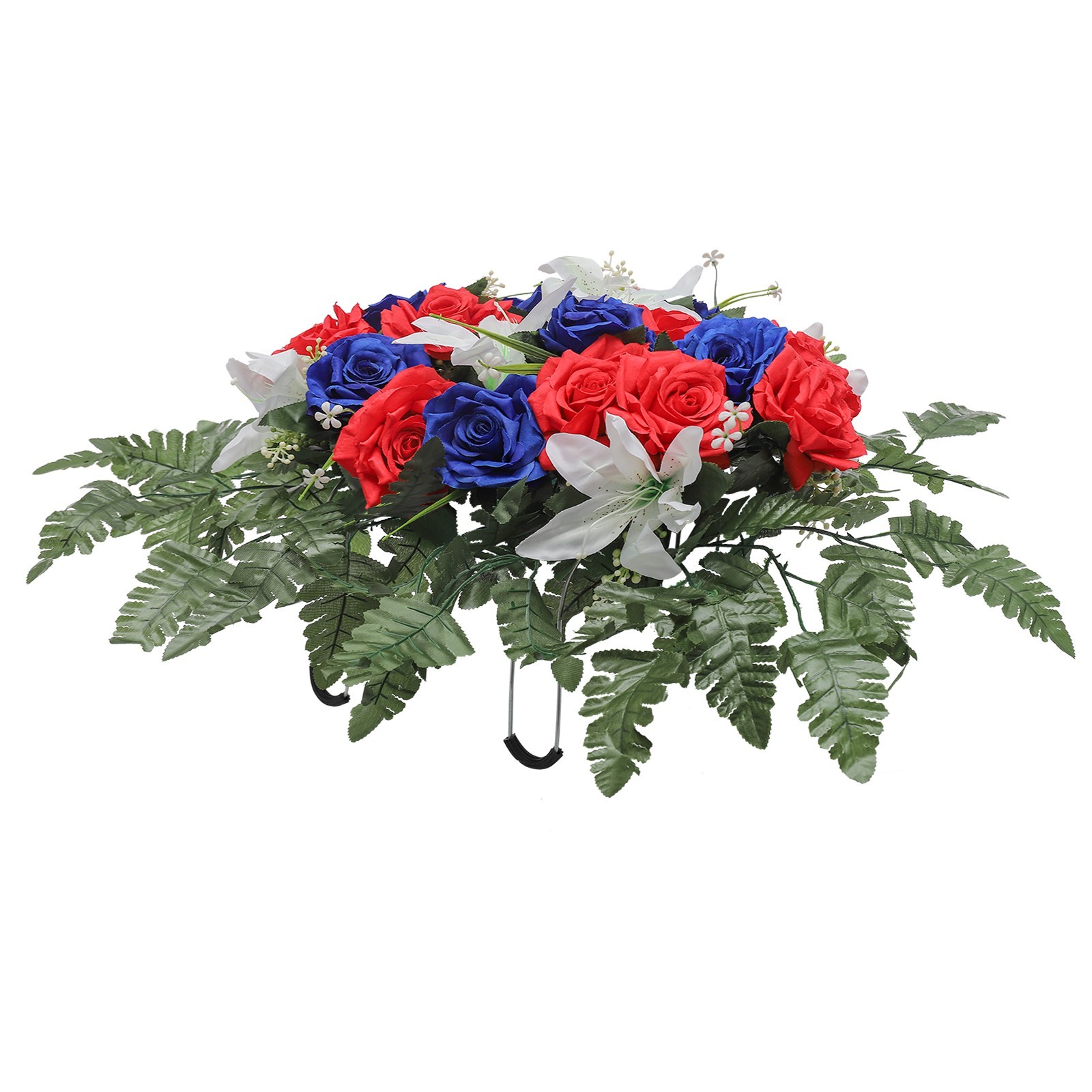Artificial Flowers for Headstone Outdoor Grave Decorations Cemetery Flowers