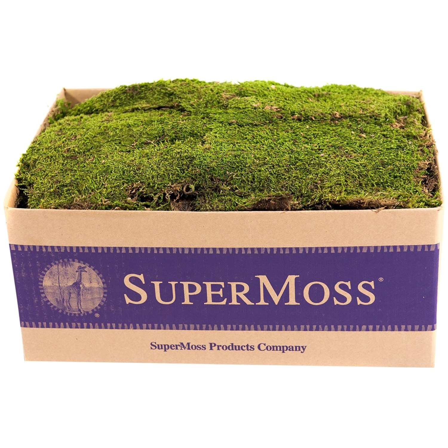 Large Flat Moss Sheets, 20-24 Sq Ft