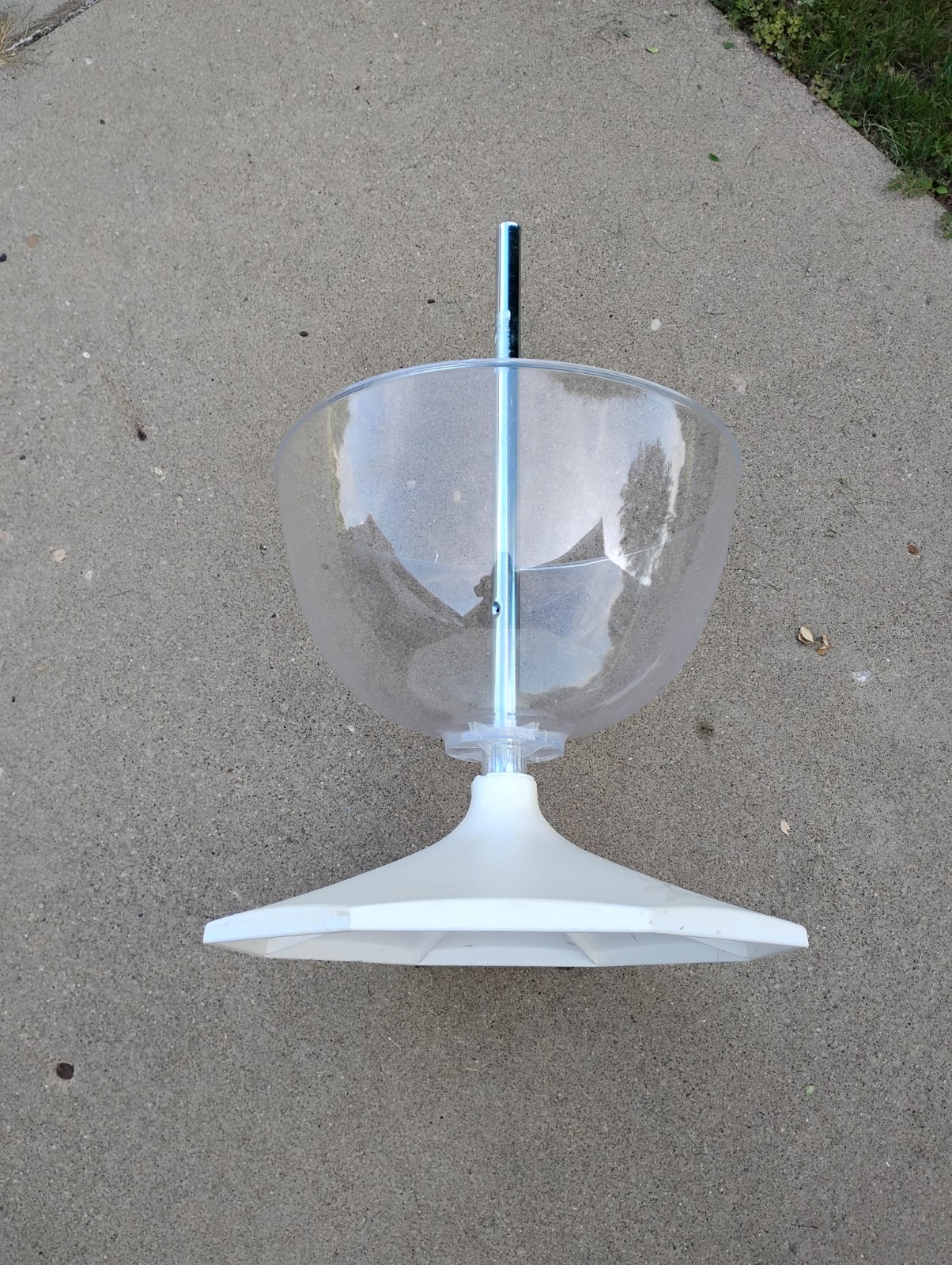 Vintage Mod Spaceage Terrarium Dome Floor Plant Stand Atomic MCM BASE ONLY