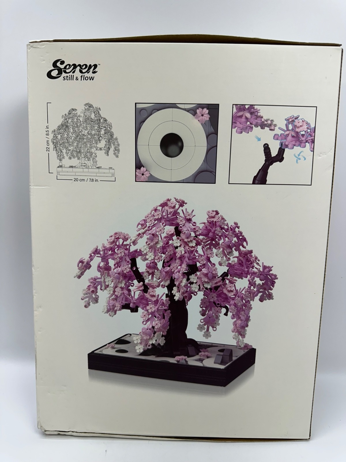 Wise Block Cherry Blossom Tree Building Block Set for Adult 900 Pcs Artificial B