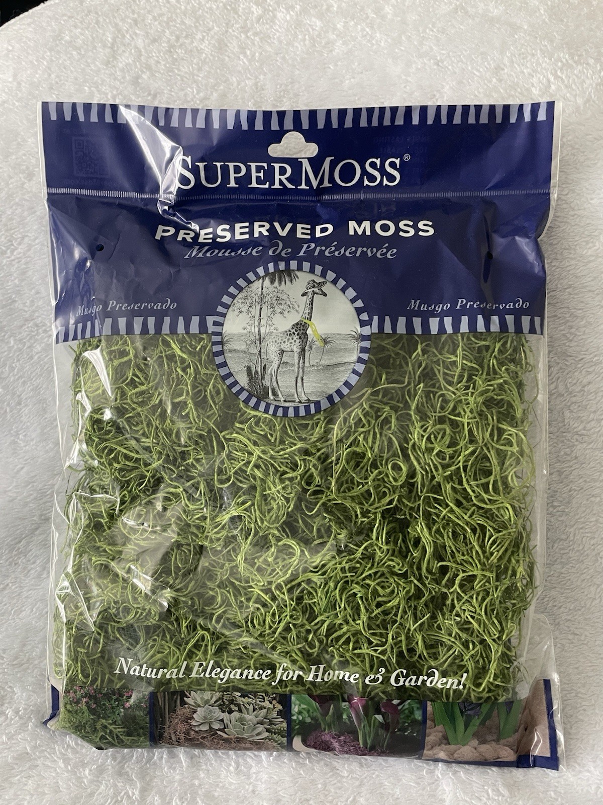 New in Package Supermoss Preserved Moss Floral Craft Decor Supplies Easter 4oz