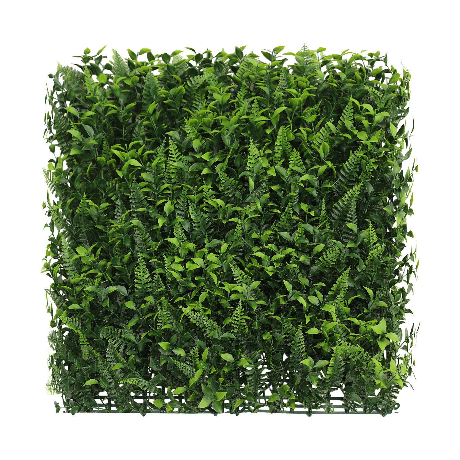 20″x20″ Artificial Faux #9 3D Mixed Panel Leaf Privacy Fence Screen Decor Hedge
