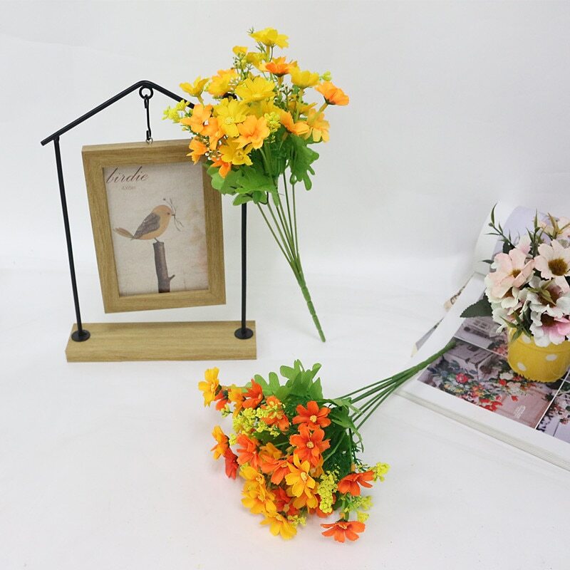 US 4/10pcs Artificial Daisy Improve Home Style Faux Flower Decorate Garden Gifts