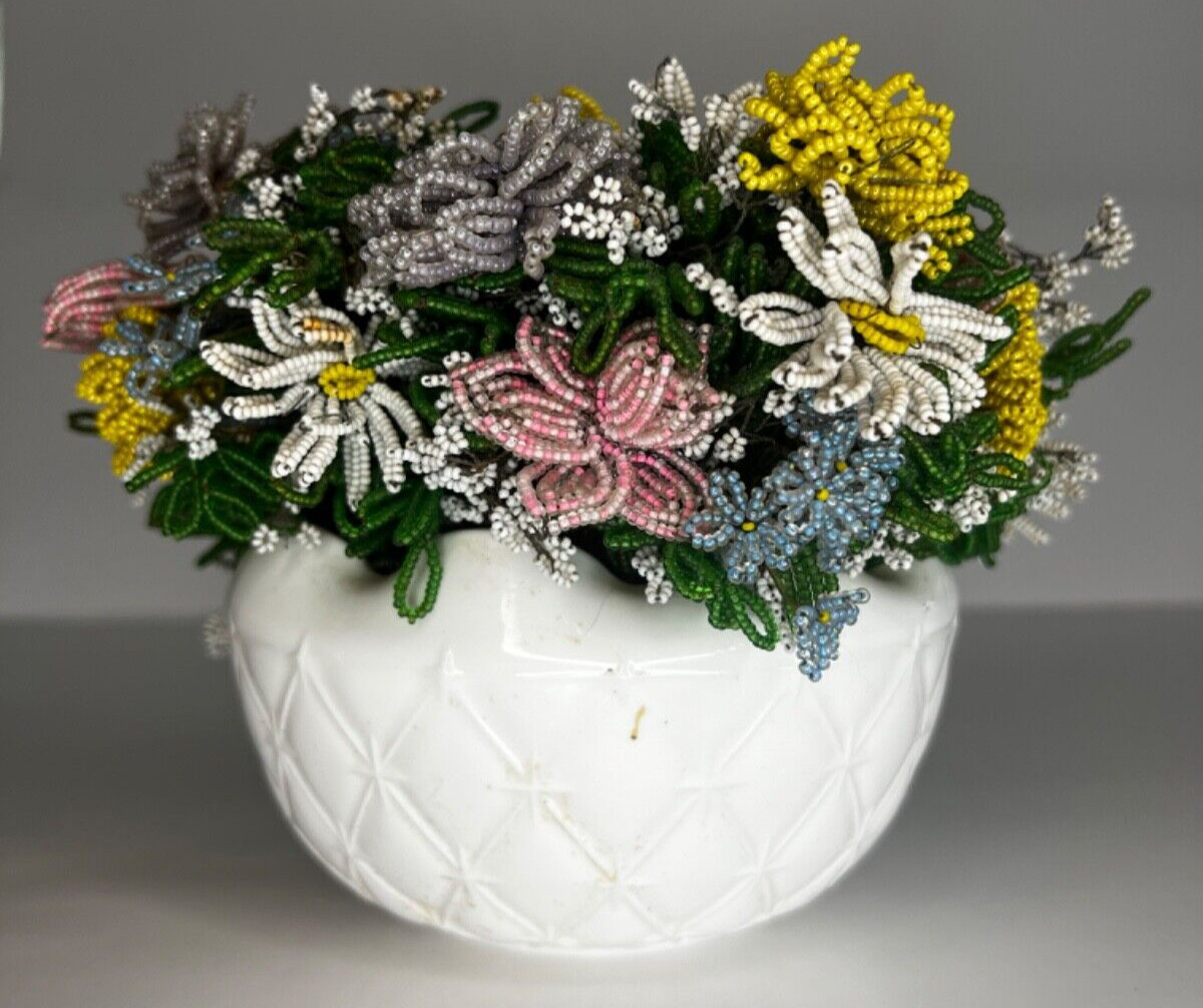 Seeded Beaded Floral Arrangement