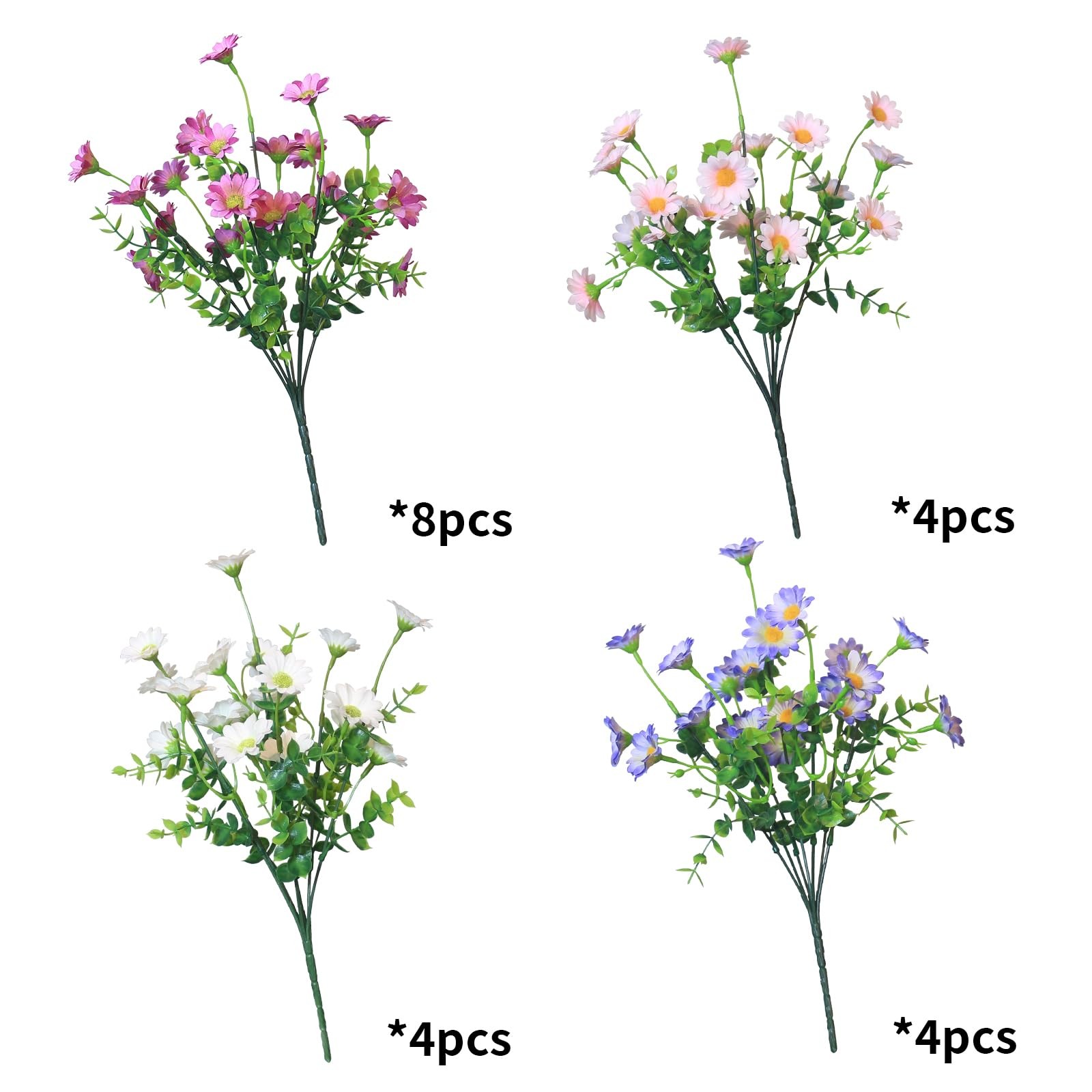 Best alyptus Enhance Your Outdoor Space Artificial Flowers & Plants 20 Bundles