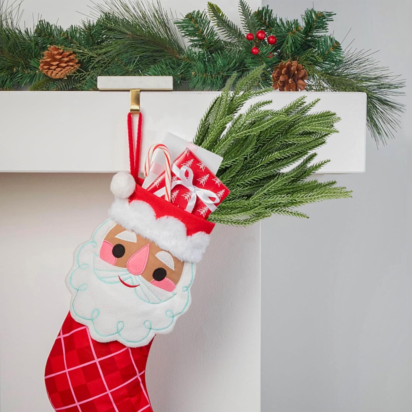 Real Touch Christmas Norfolk Pine Branches -18″ Artificial Pine Branches Gree…