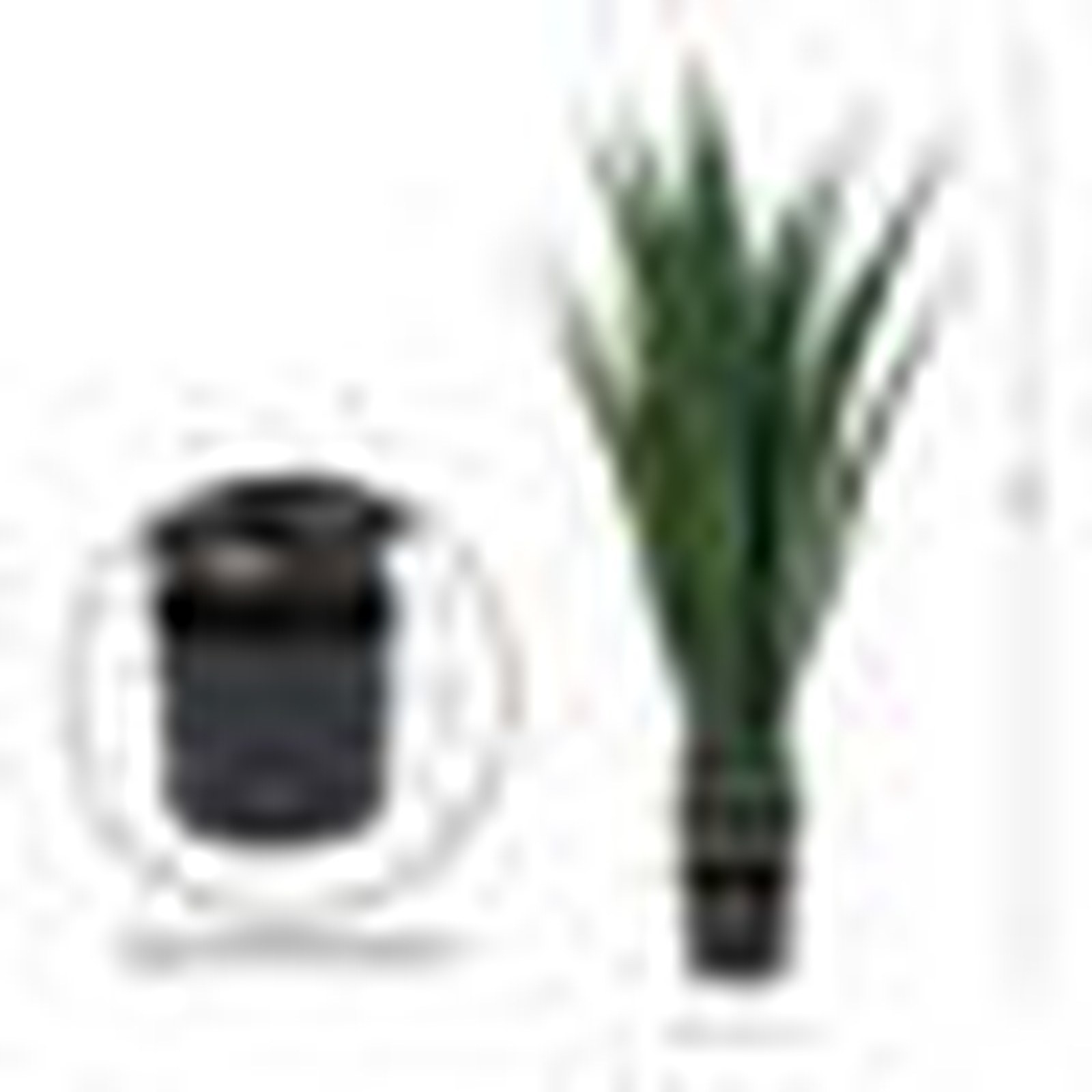 Primrue 52-Inch Giant Agave Fake Plant – Faux Succulent with Pot