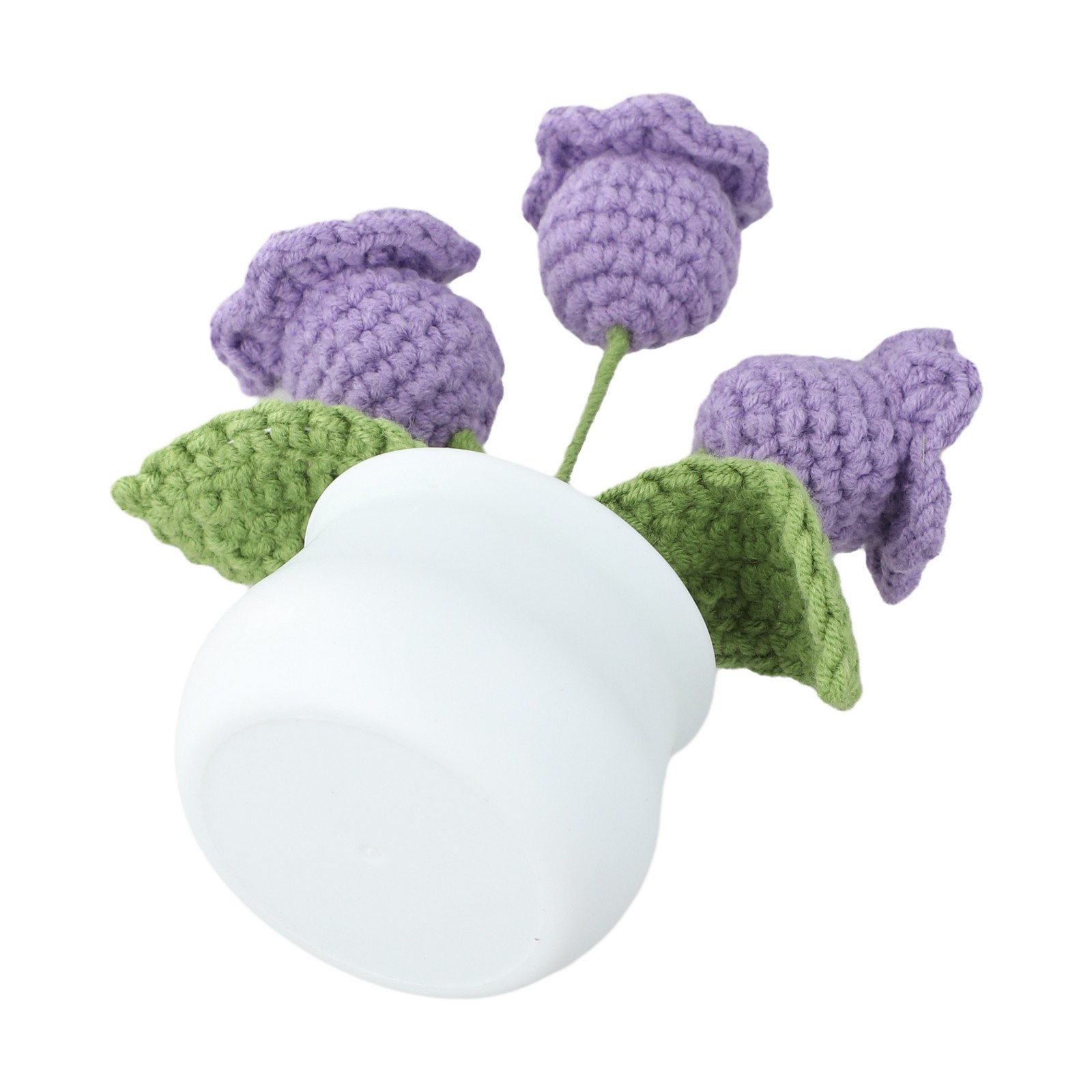 Handcrafted Wool Lily of the Valley Pot for Longlasting Home Decoration