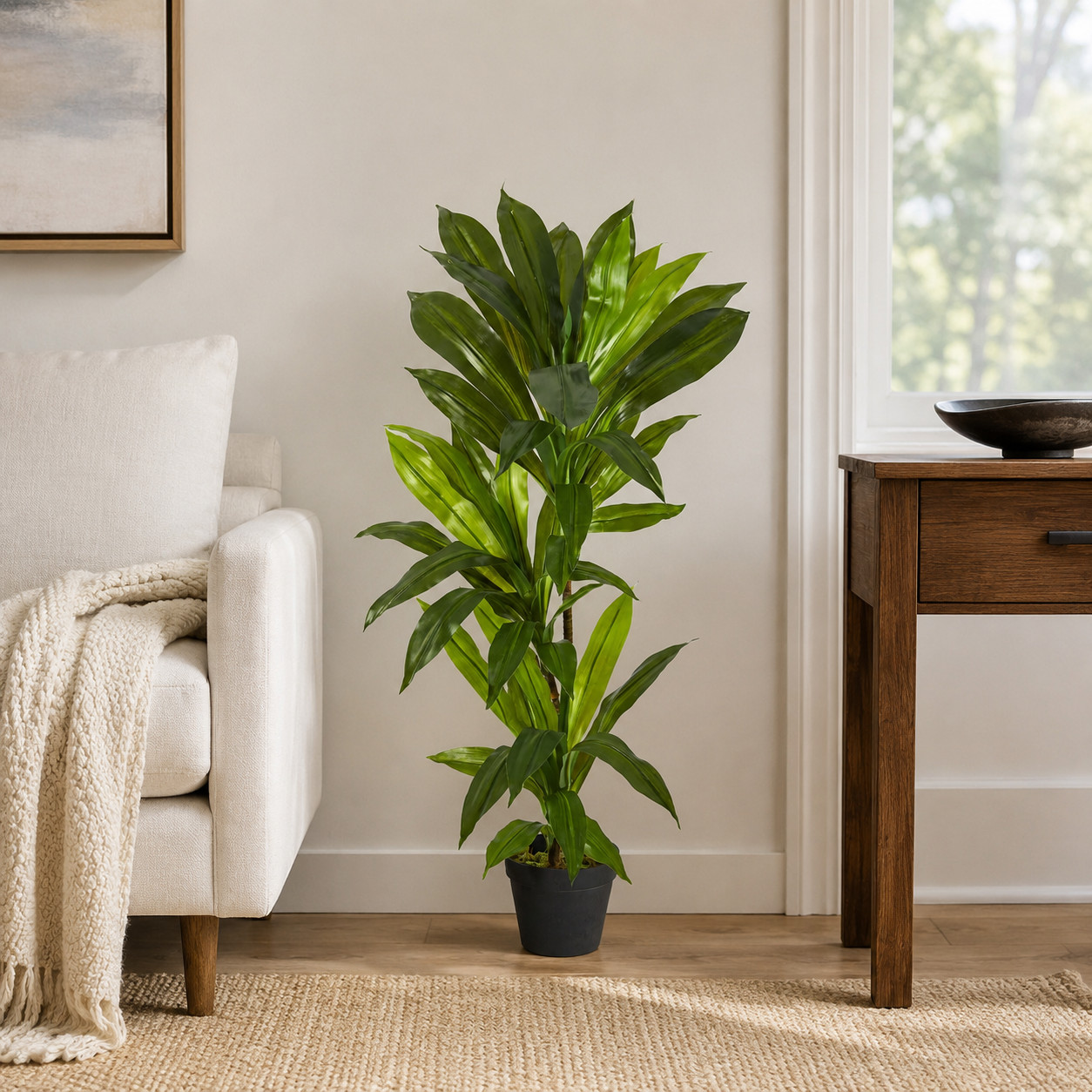 3′ Dracaena Artificial Plant (Real Touch)