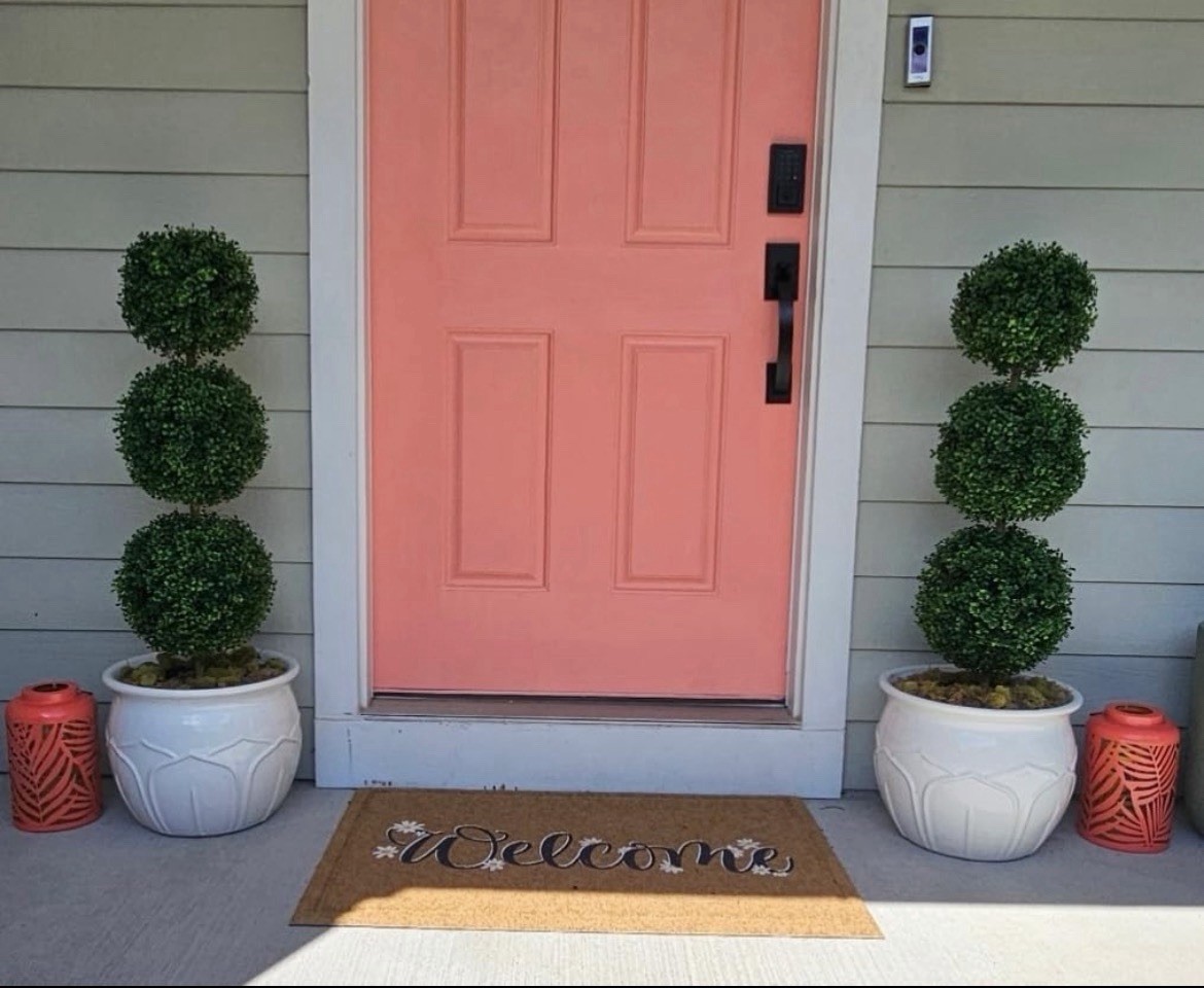 3’ UV Boxwood Triple Ball Topiary Artificial Tree Indoor/Outdoor