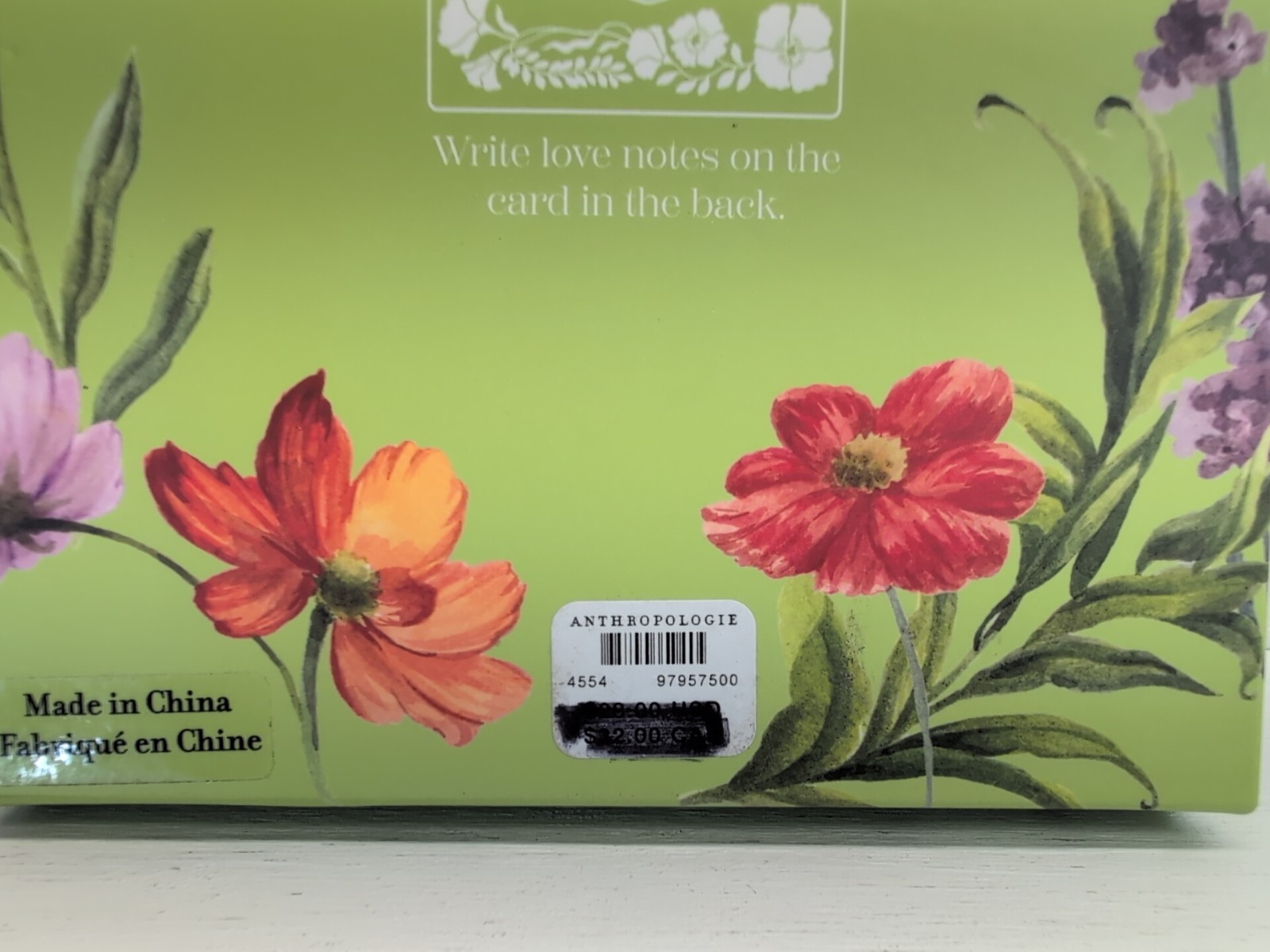 NEW! SEALED! ANTHROPOLOGIE 12″ GOLD METAL FLORAL PLANT POT PICKS INDOOR FLOWERS