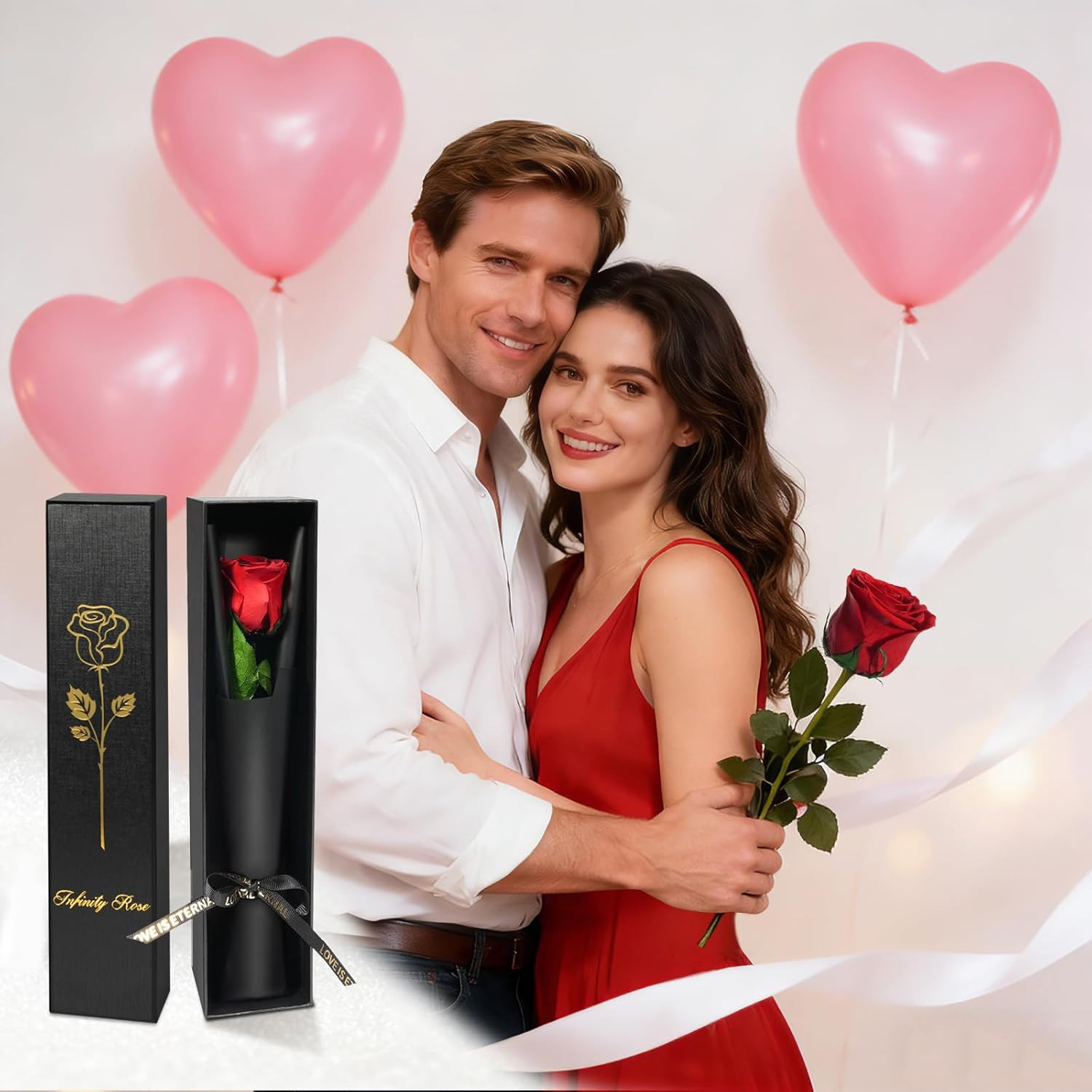 Yamonic Preserved Flowers Rose Gifts for Women Mom, Mothers Day Rose Flower Gift