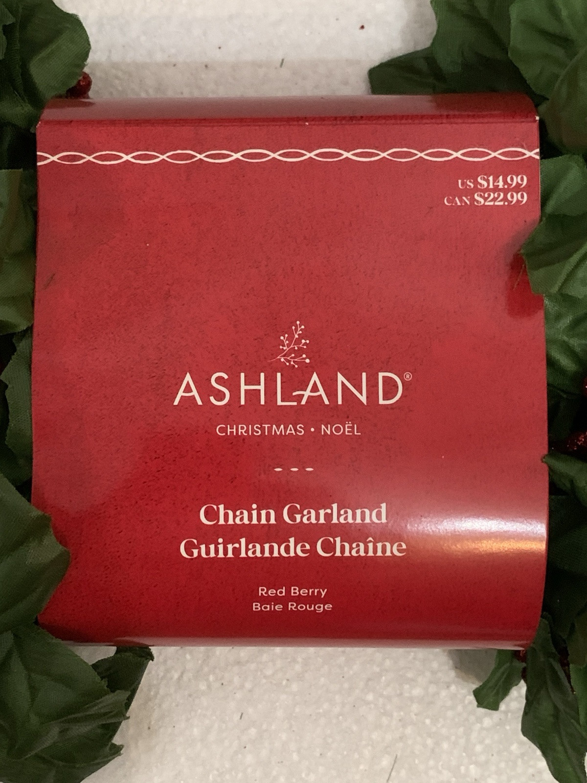 Lot of 2 6ft. Red Berry Chain Garland by Ashland®
