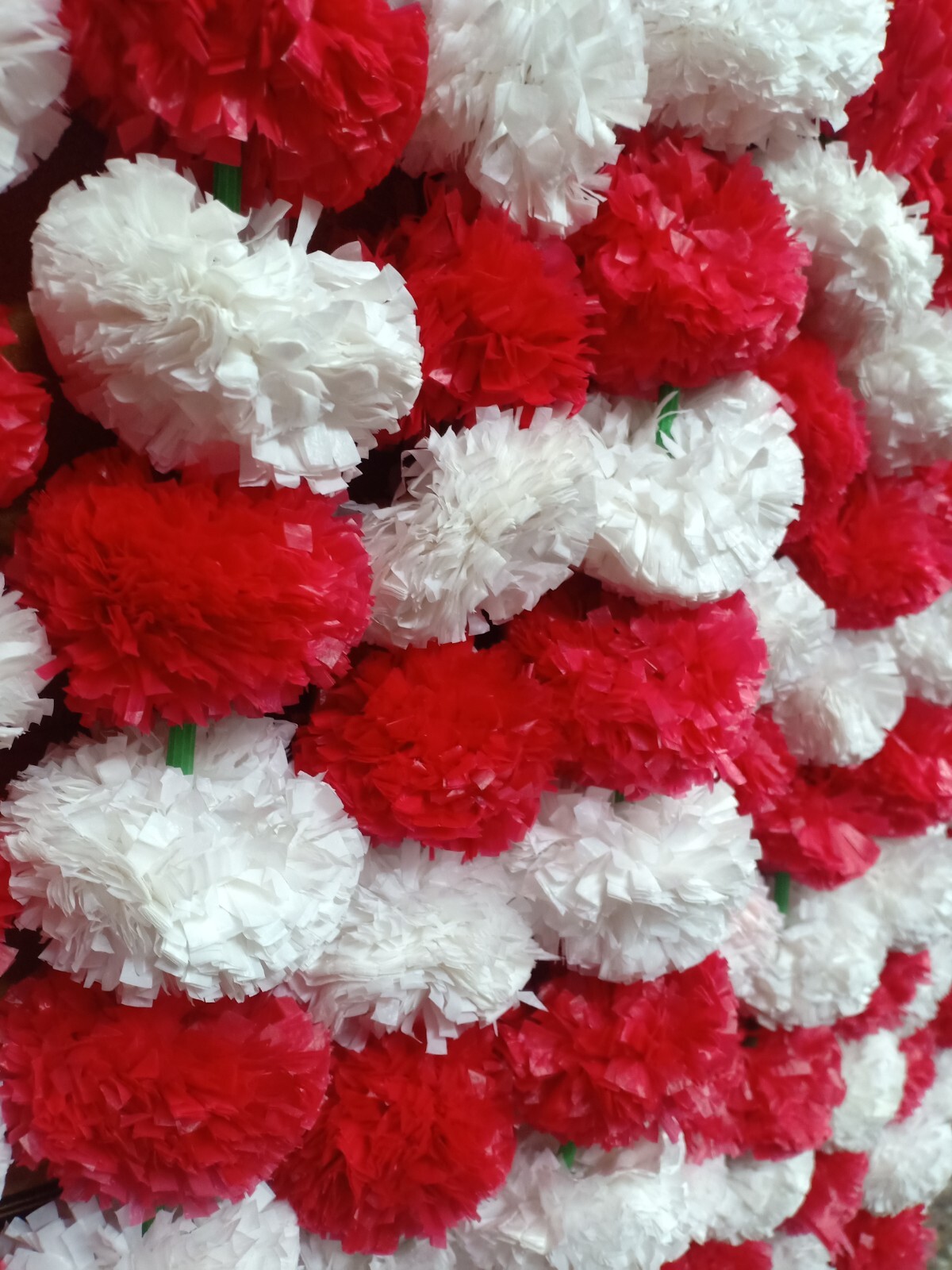 100Pcs Set Artificial Marigold Flower Garlands Diwali Indian Wedding Decoration