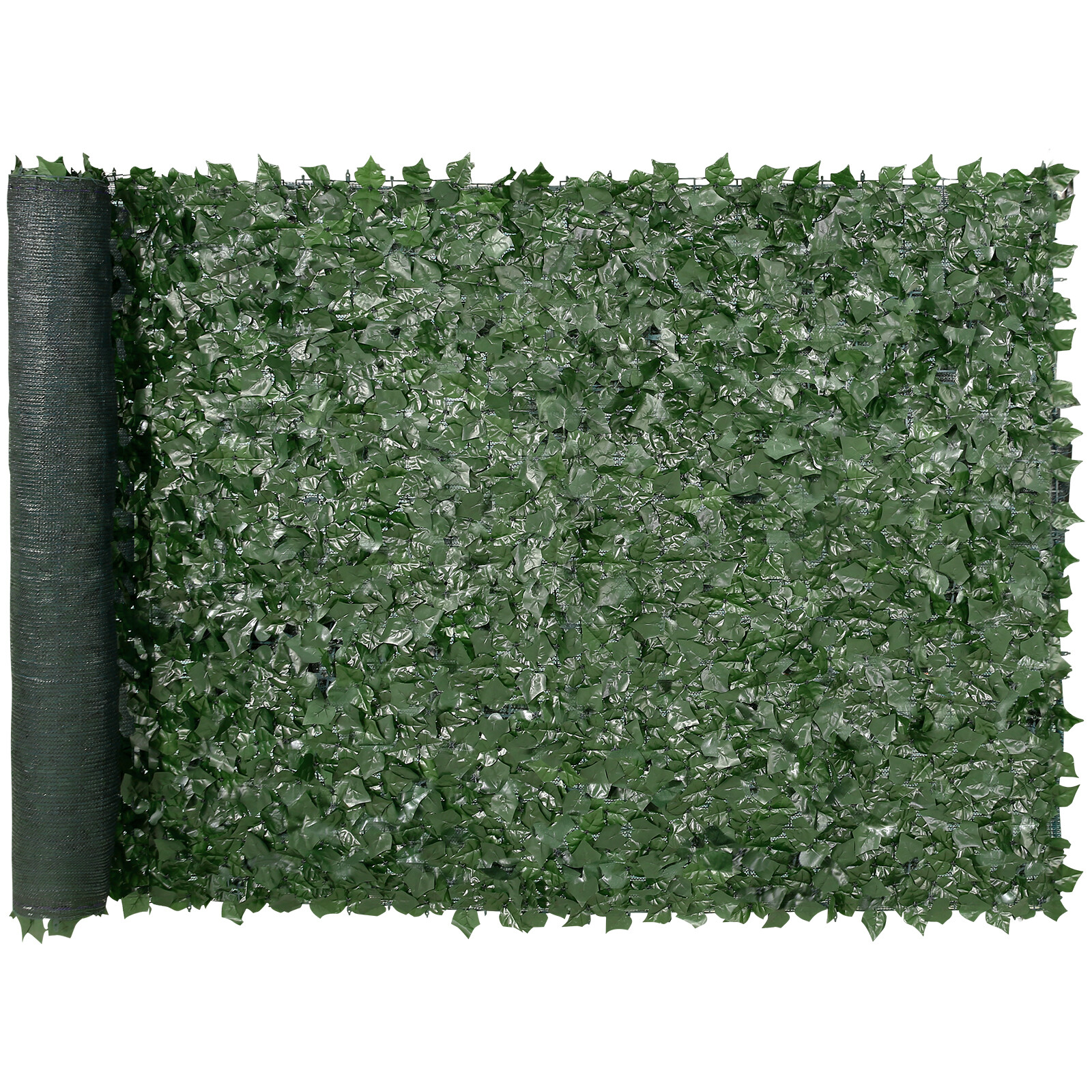 VEVOR 59″x118″ Artificial Faux Ivy Leaf Fence Screen with Mesh Cloth Backing