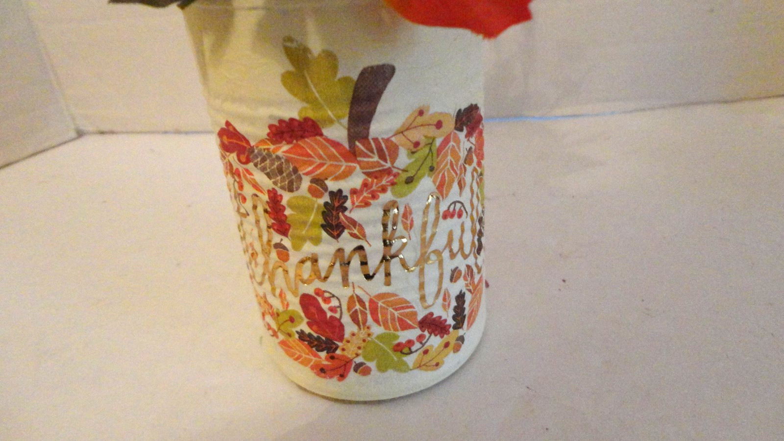 Autumn Floral Arrangement~ Thanksgiving~Tabletop 11 inches Handmade