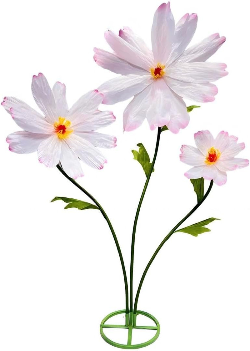 Large Pink 3D Daisy Flowers – 5.9 Ft Waterproof Decor for Parties & Events