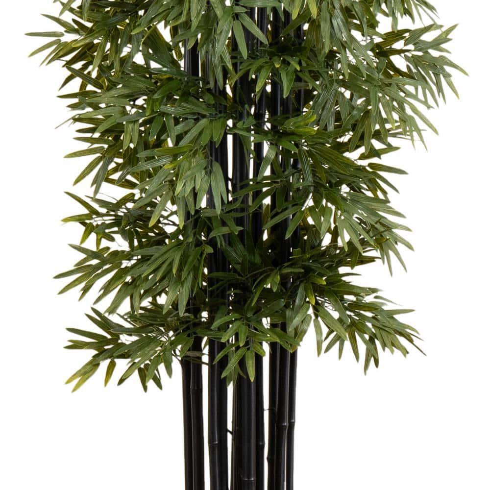 7′ Artificial Bamboo Tree w/ Black Trunks Home Decor UV Resistant Indoor Outdoor