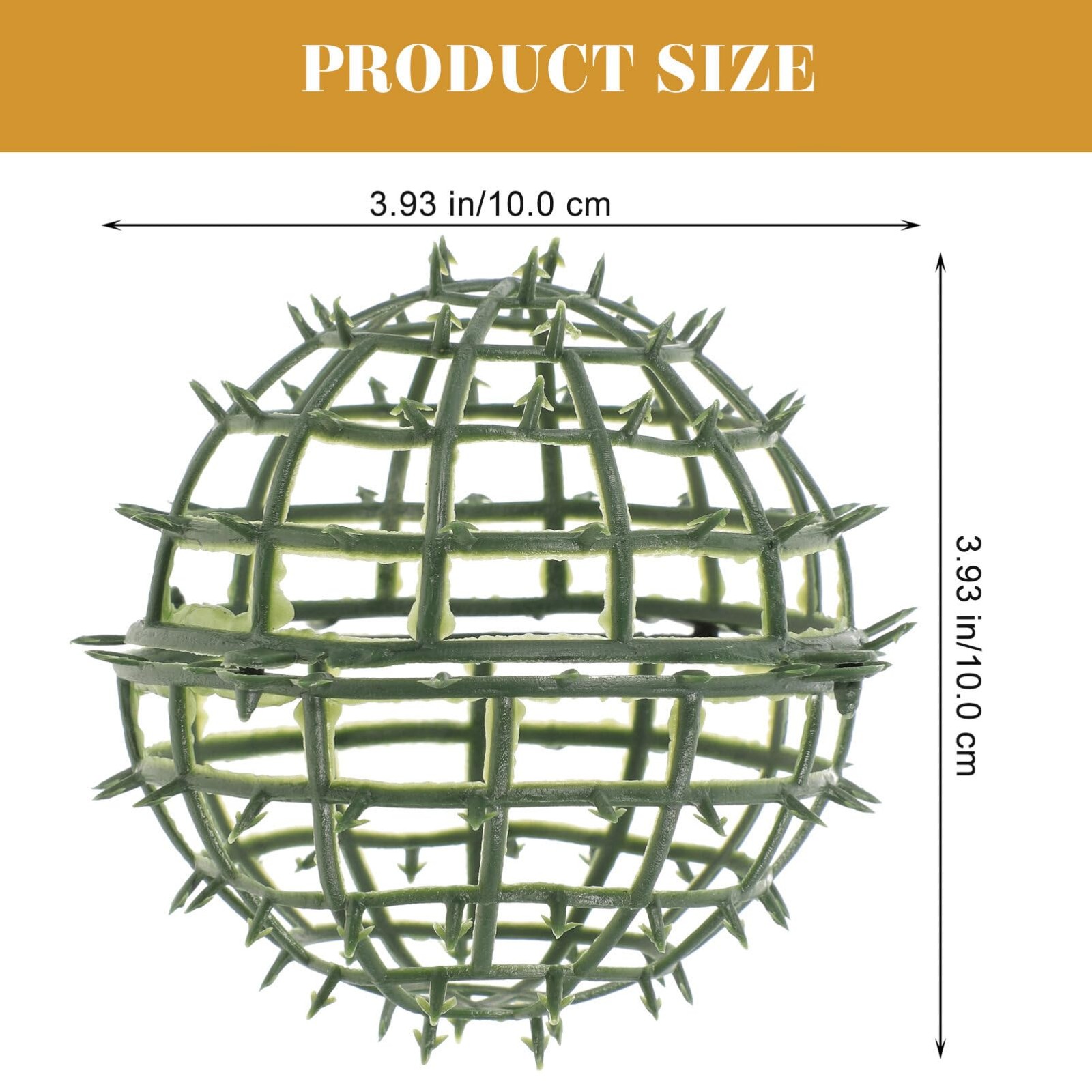 6-Pack Artificial Plant Topiary Ball Support Rack Faux Green Flower Arrangeme…