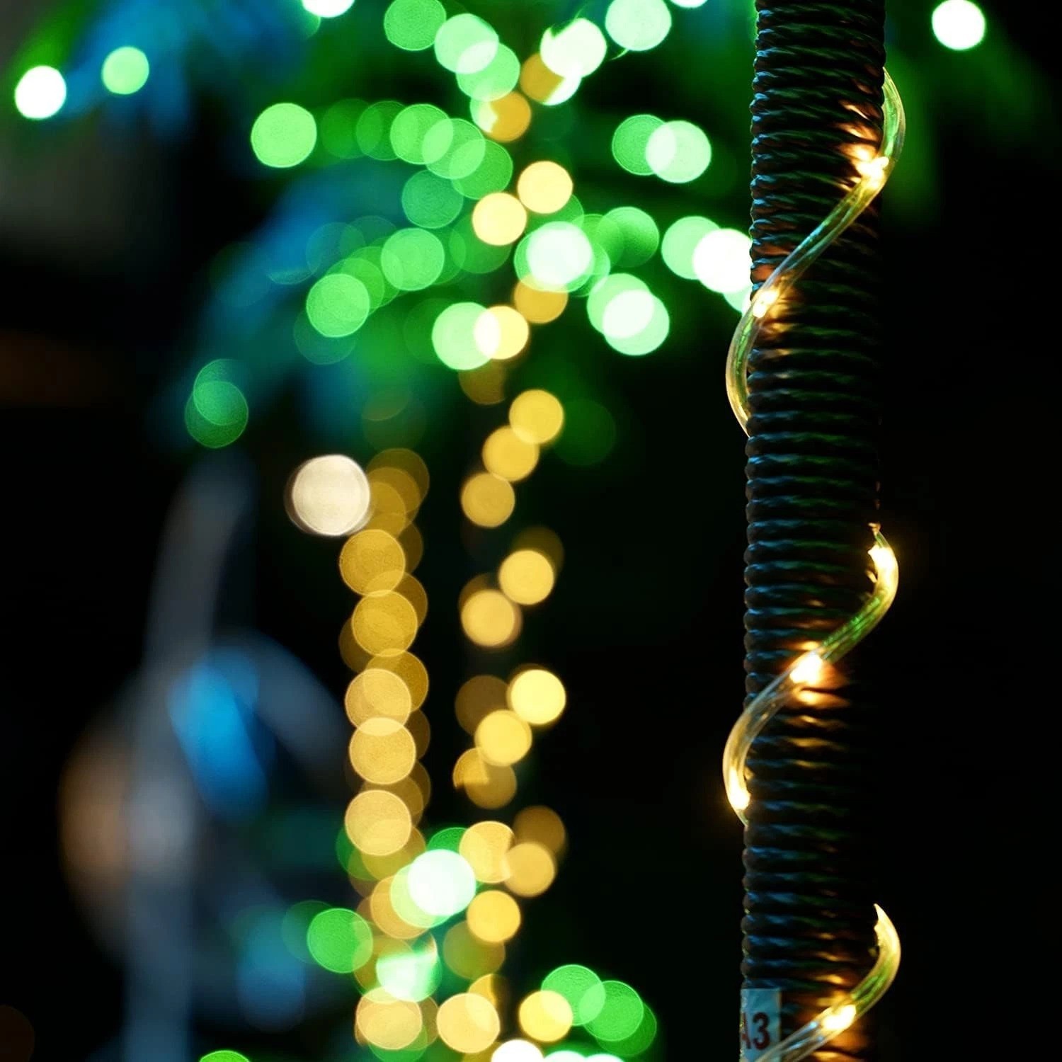 Simulation Tropical Palm Tree 7ft – 260 LED Lights, Indoor/Outdoor, Timer