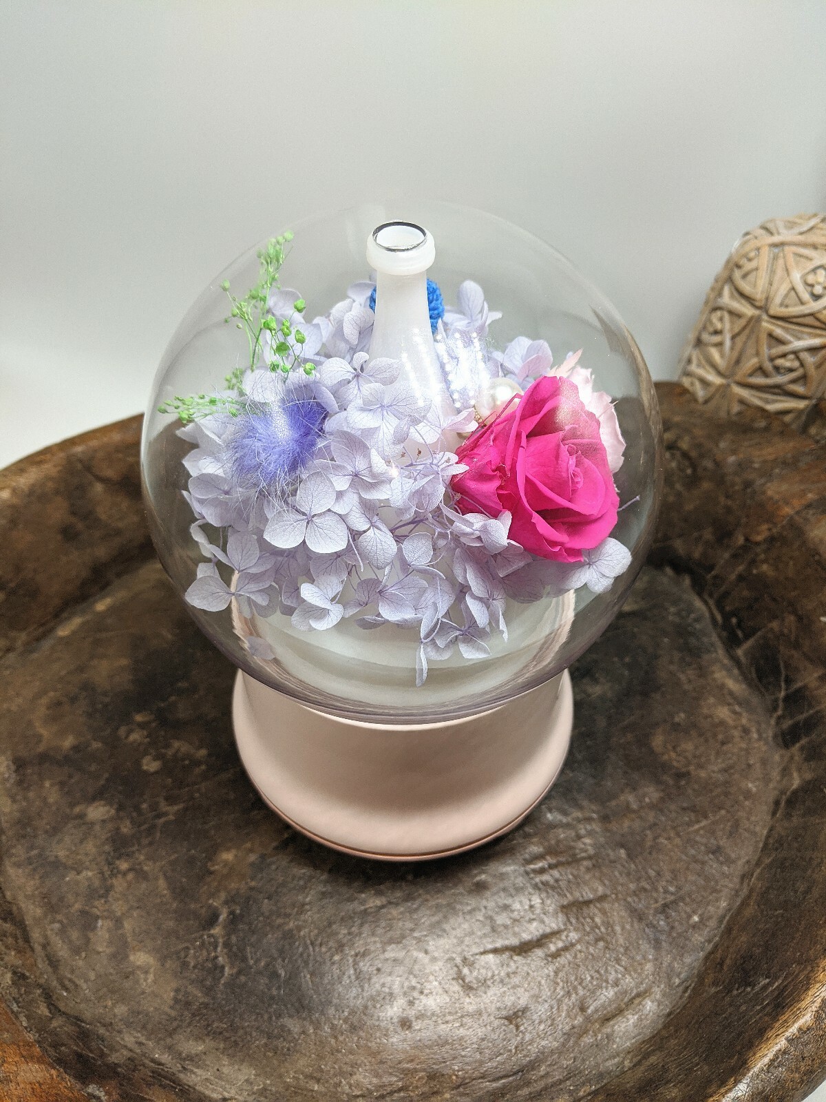 Essential Oil Diffuser Speaker Bluetooth PINK Humidifier w/ LED Night Light