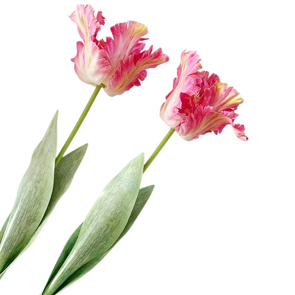 Artificial Tulip Flowers,27.2in Fake Flowers Artificial Flowers Parrot Tulips…