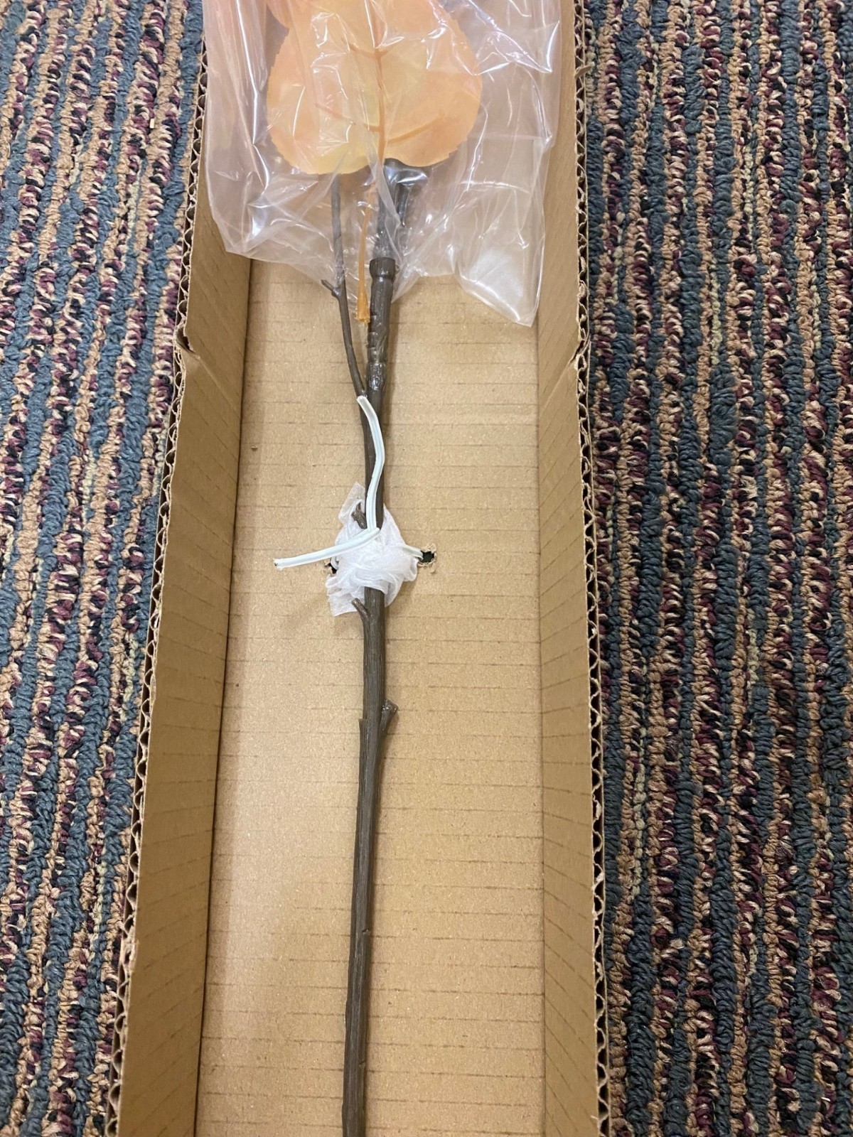 NEW Pottery Barn Oversized Yellow Aspen Stem Branch Fall Leaves 50″ Autumn NIB