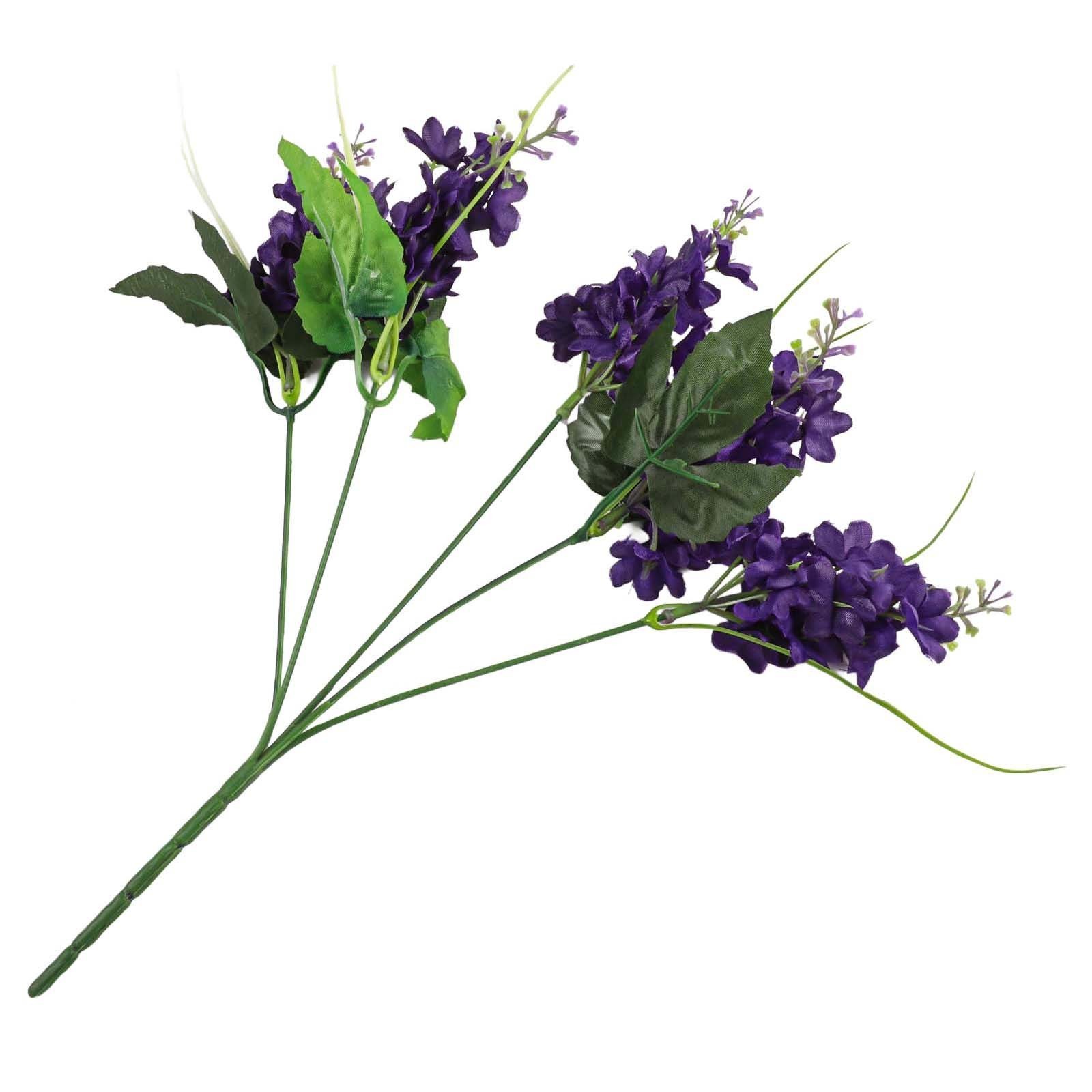 1 X Artificial Hyacinth Silk Flowers Bunch Wedding Bouquet Party Home Decoration