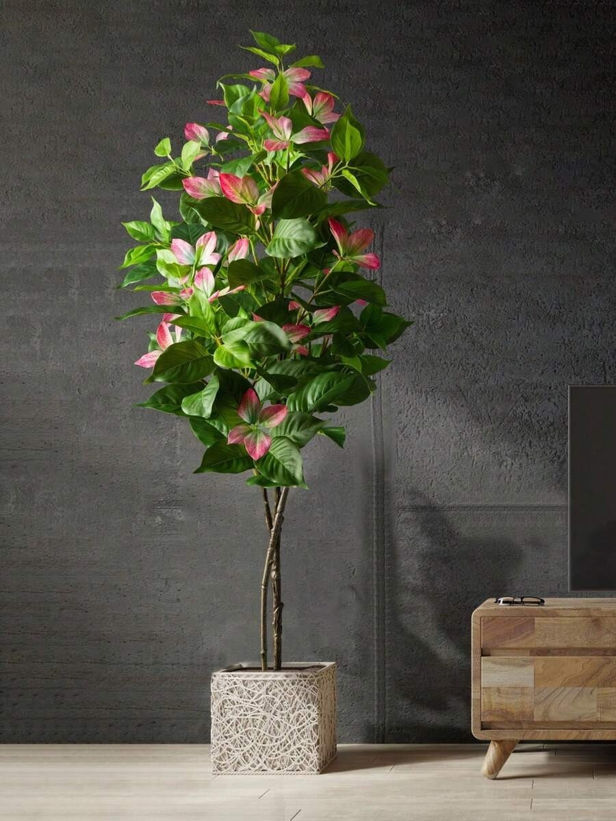 82-144cm Large Fake Magnolia Plants Artificial Nandina Tree Plastic no pot