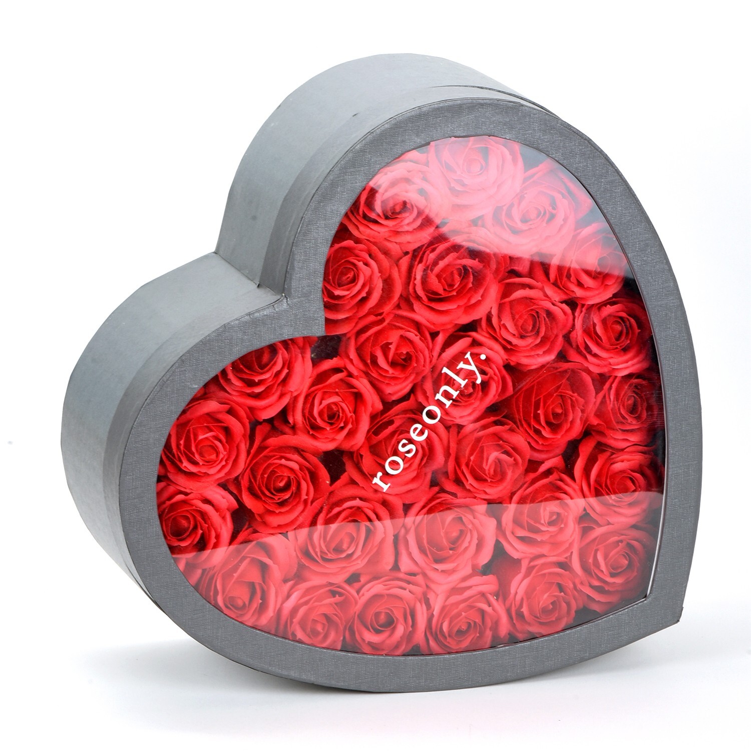 Valentine’s Day Gift Girlfriend Wife Rose Soap Flower Heart Shaped Box Love