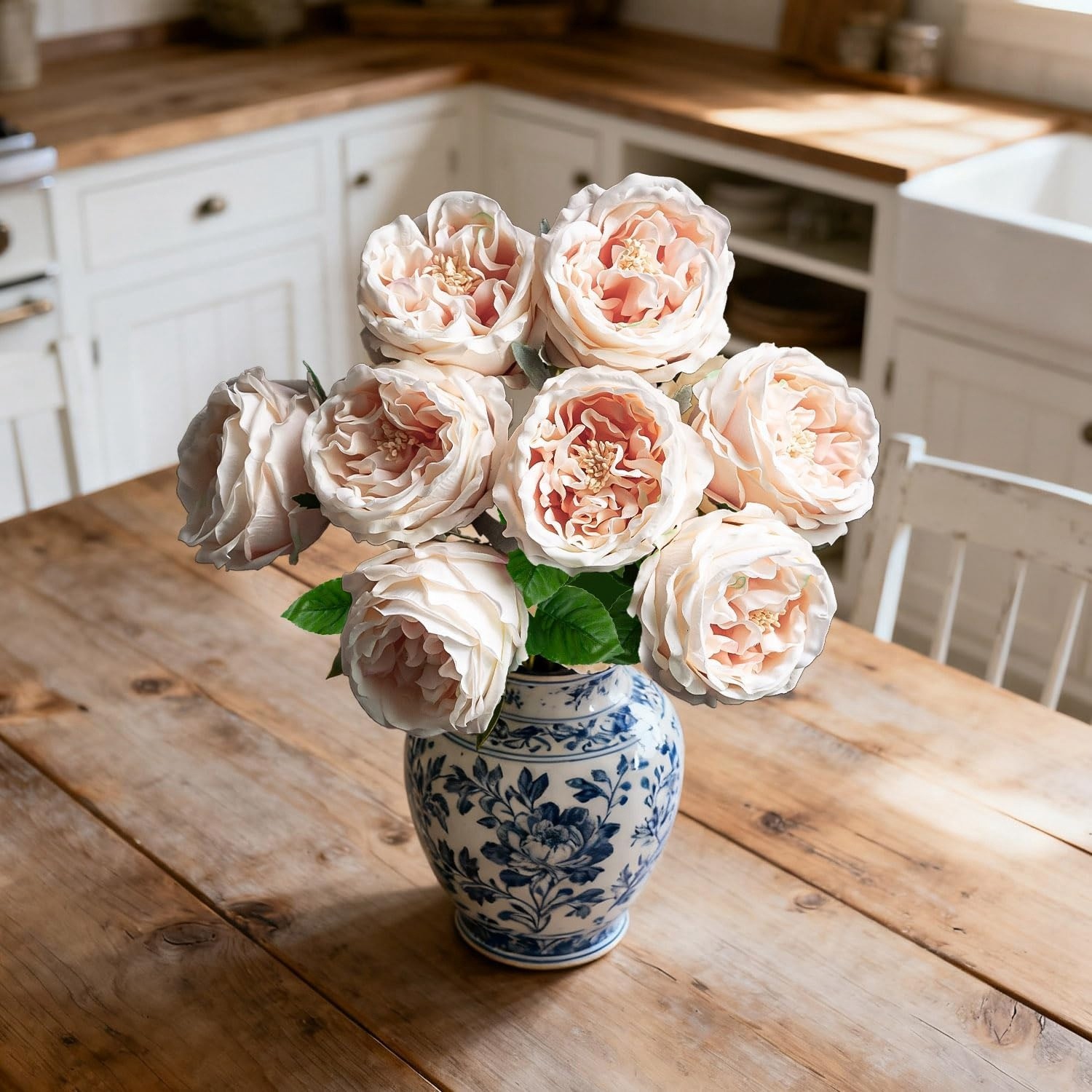 Real Peonies , 3.5″ Bloom Rose Peony Latex Fake2722