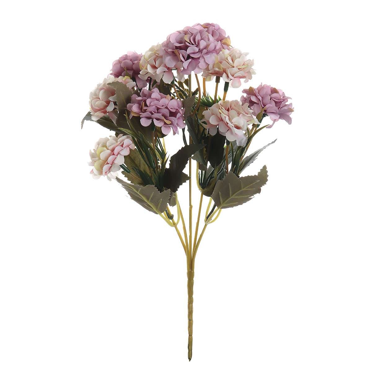 10 Heads Artificial Hydrangea Flower Silk Bouquet Party Wedding Home Xmas Decor