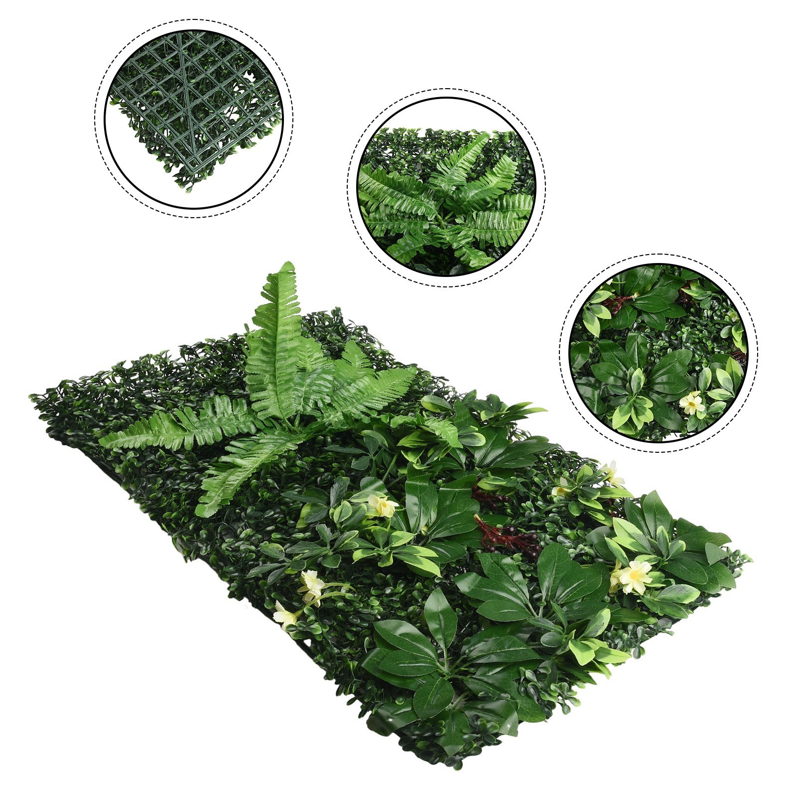 Create a Refreshing Feel with Artificial Green Grass Square Plastic Lawn Plants