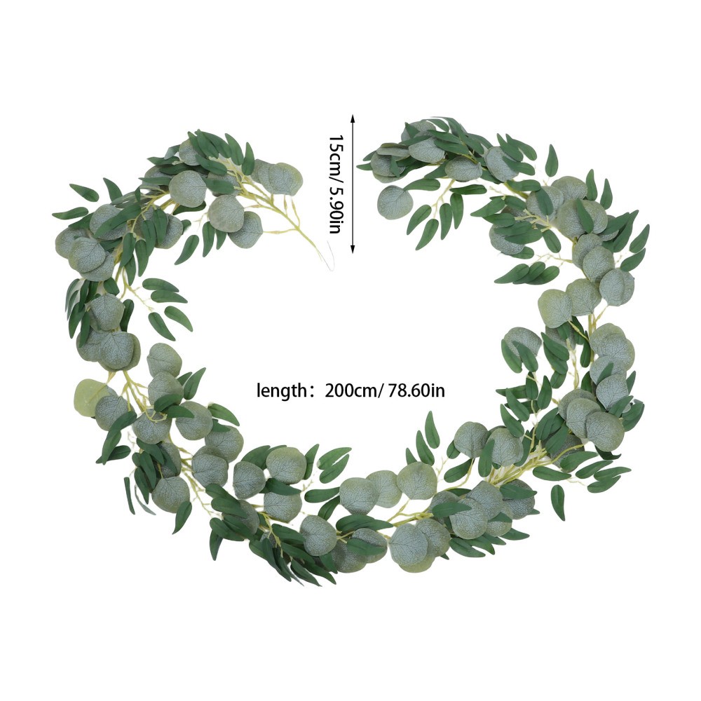 Simulated Vine Rattan Eucalyptus Garland Artificial Vines Bedroom