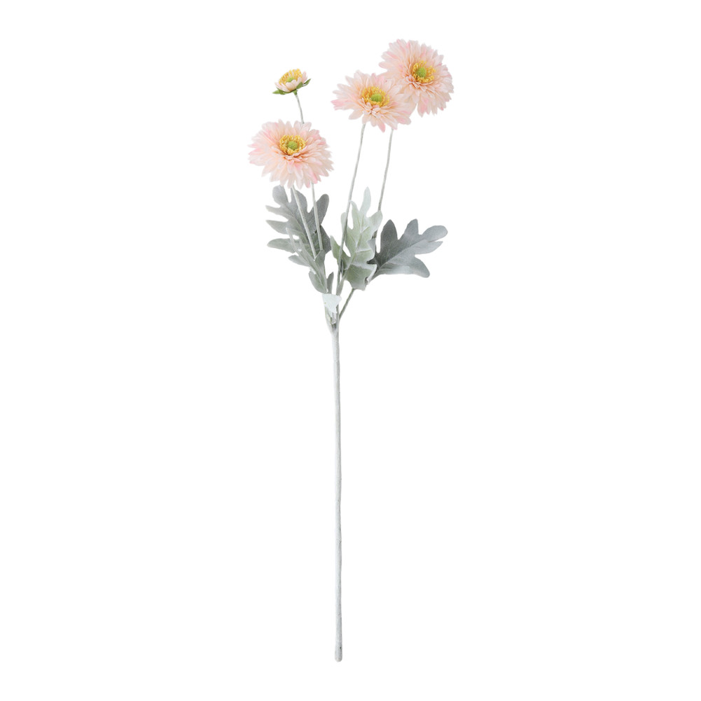 Realistic Pine Needle Chrysanthemum Artificial Flower for Wedding Home 22.83in